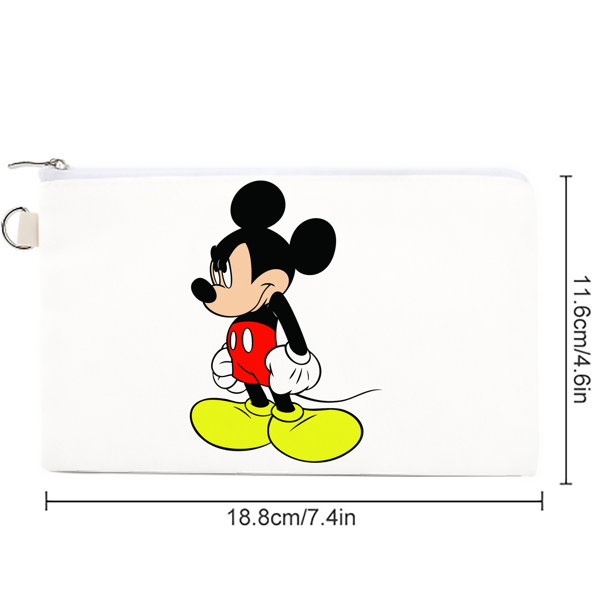 ミッキーマウス Mickey Mouse キャンバス生地ポーチ　小物入れ