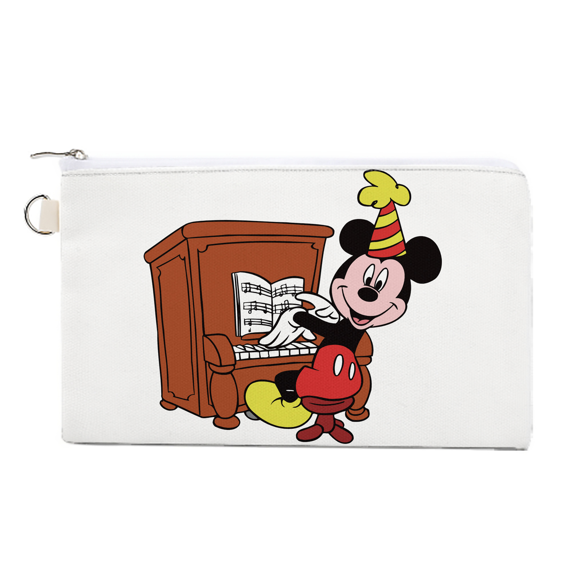 （画像用） ミッキーマウス Mickey Mouse キャンバス生地ポーチ　小物入れ