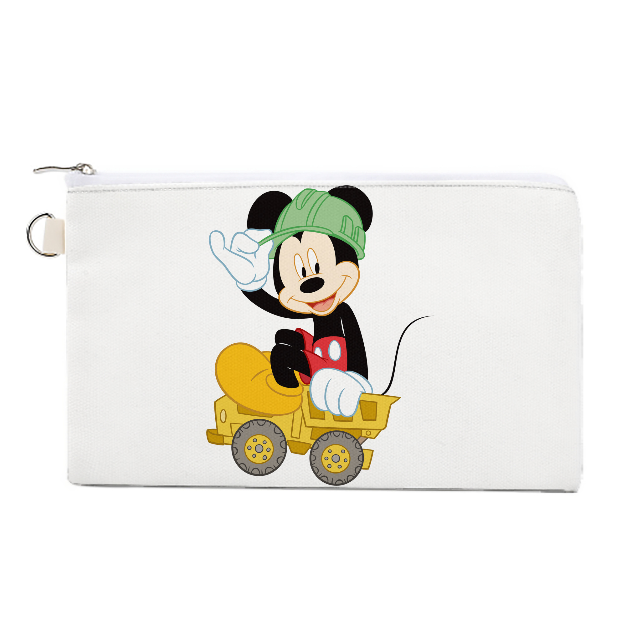 （画像用） ミッキーマウス Mickey Mouse キャンバス生地ポーチ　小物入れ