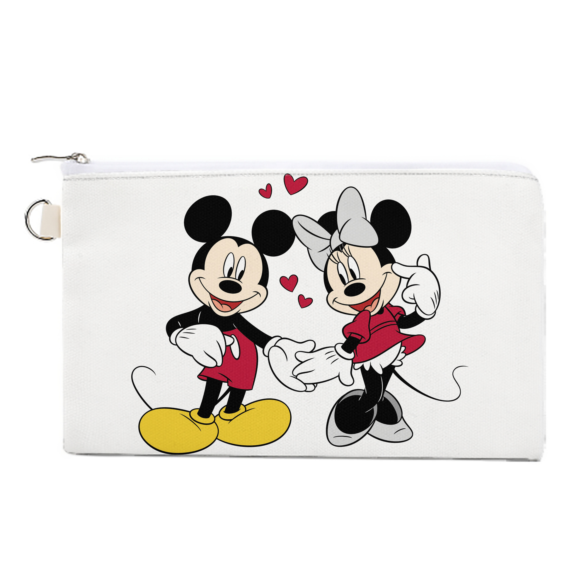 （画像用） ミッキーマウス Mickey Mouse キャンバス生地ポーチ　小物入れ