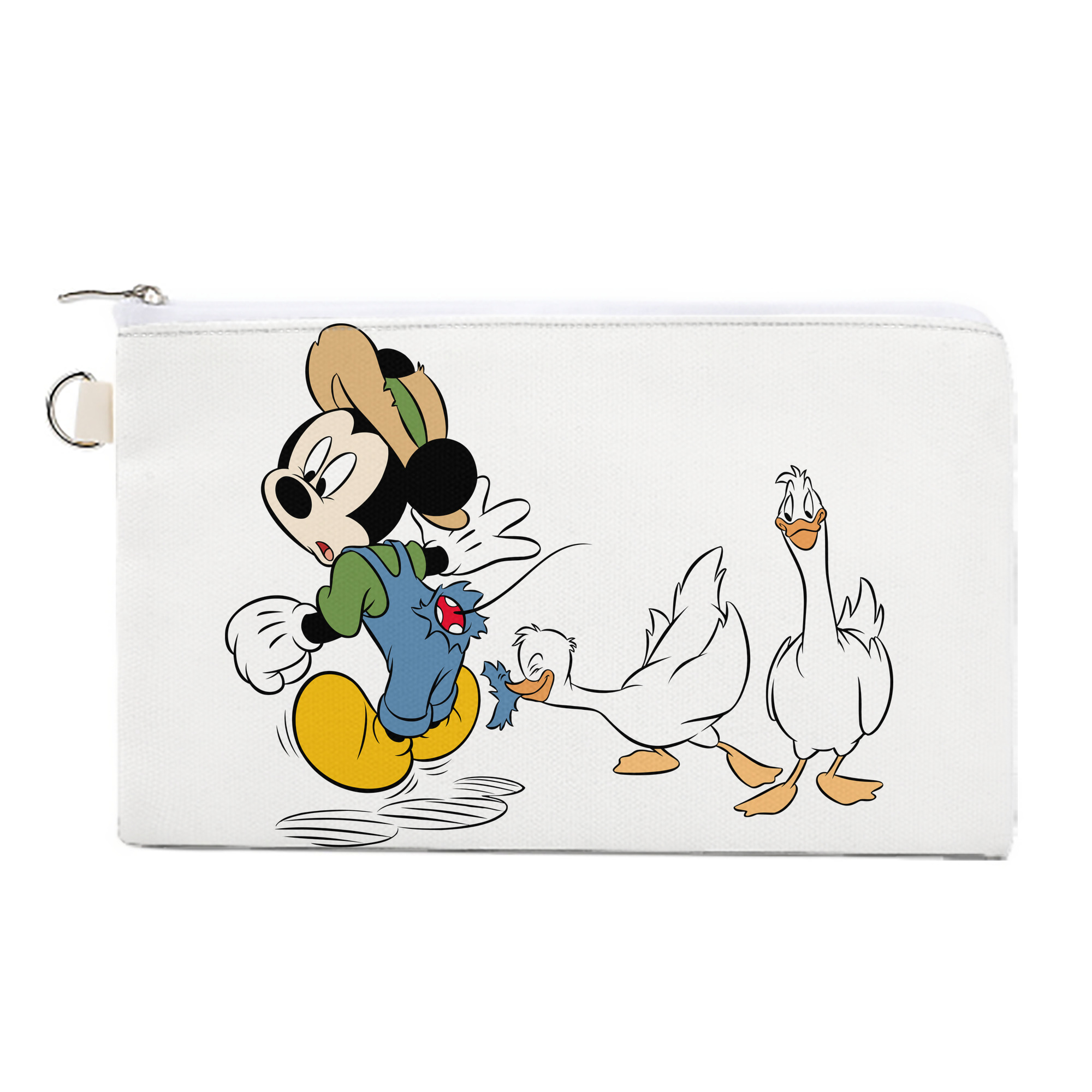 （画像用） ミッキーマウス Mickey Mouse キャンバス生地ポーチ　小物入れ