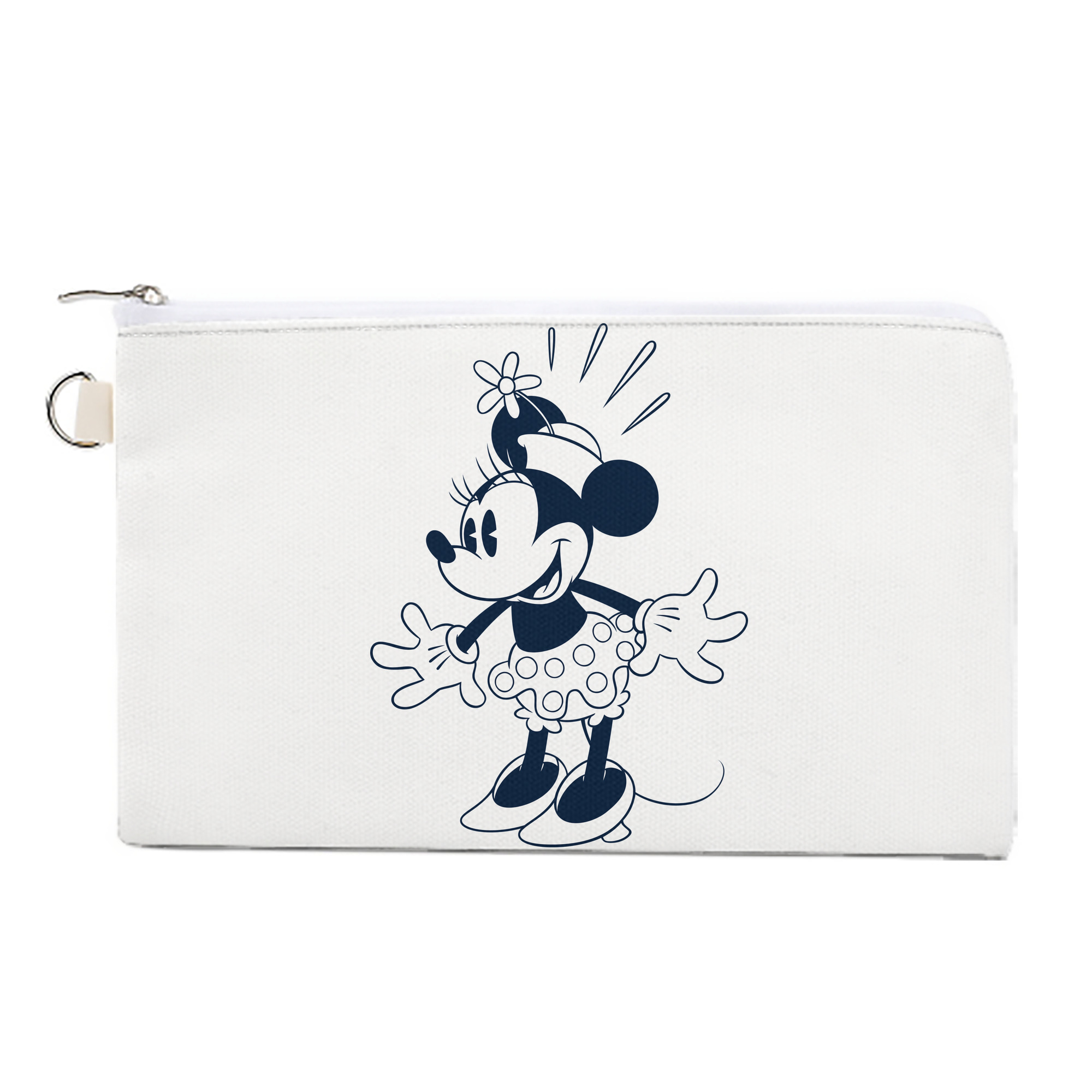（画像用） ミッキーマウス Mickey Mouse キャンバス生地ポーチ　小物入れ