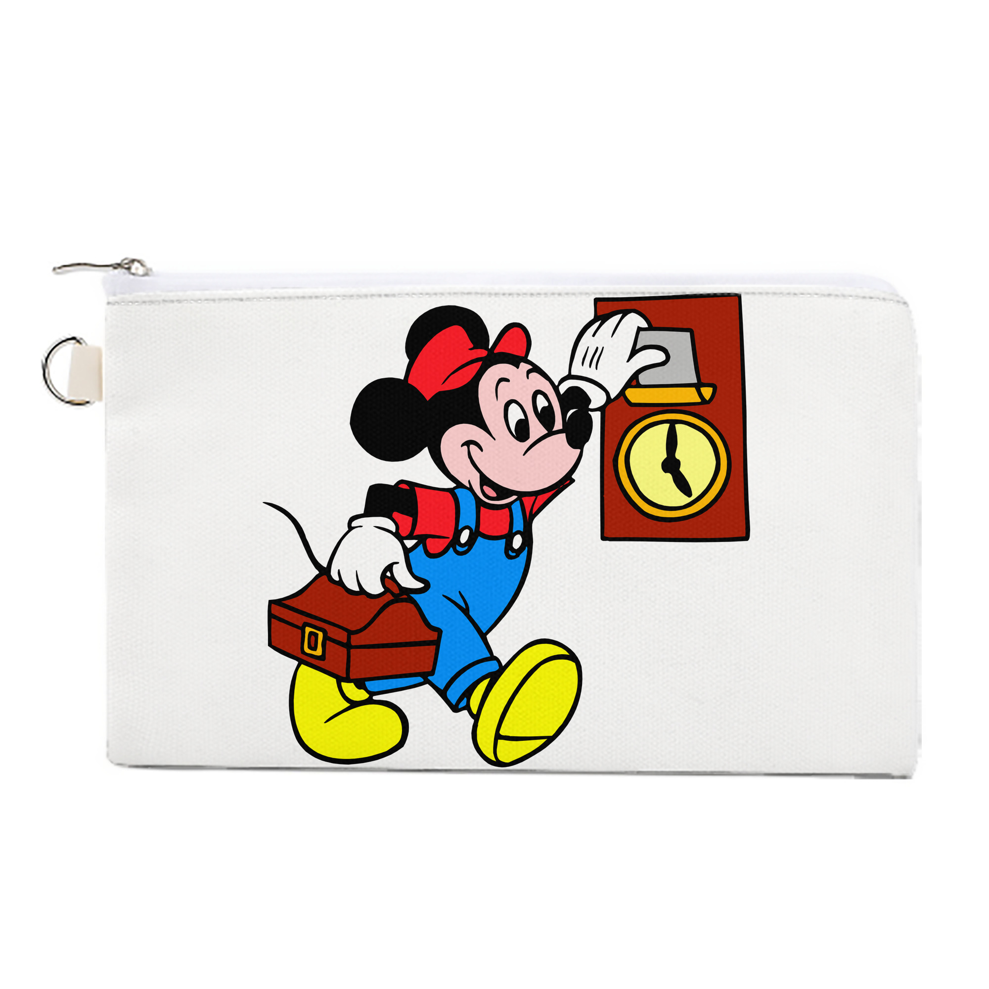 （画像用） ミッキーマウス Mickey Mouse キャンバス生地ポーチ　小物入れ