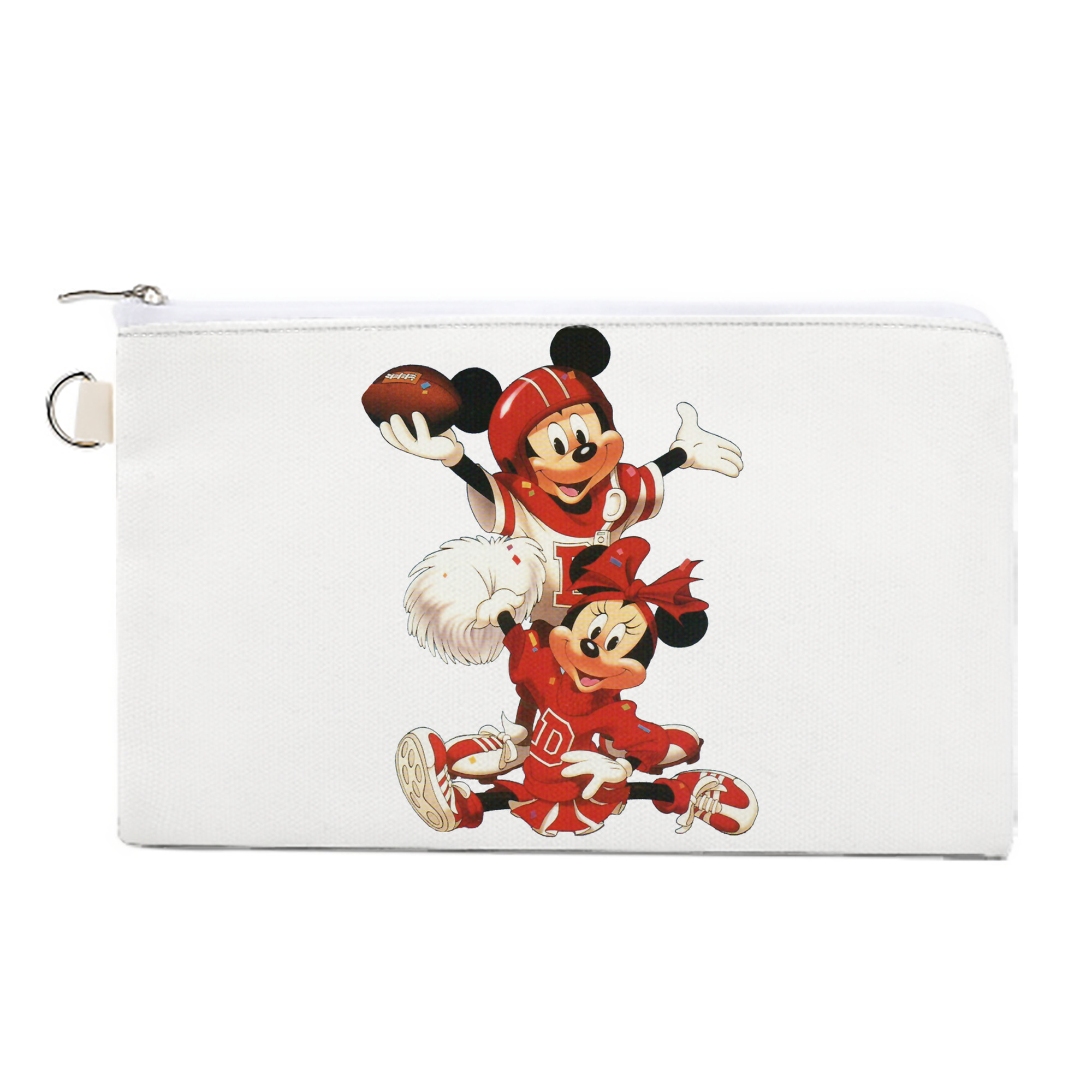 （画像用） ミッキーマウス Mickey Mouse キャンバス生地ポーチ　小物入れ