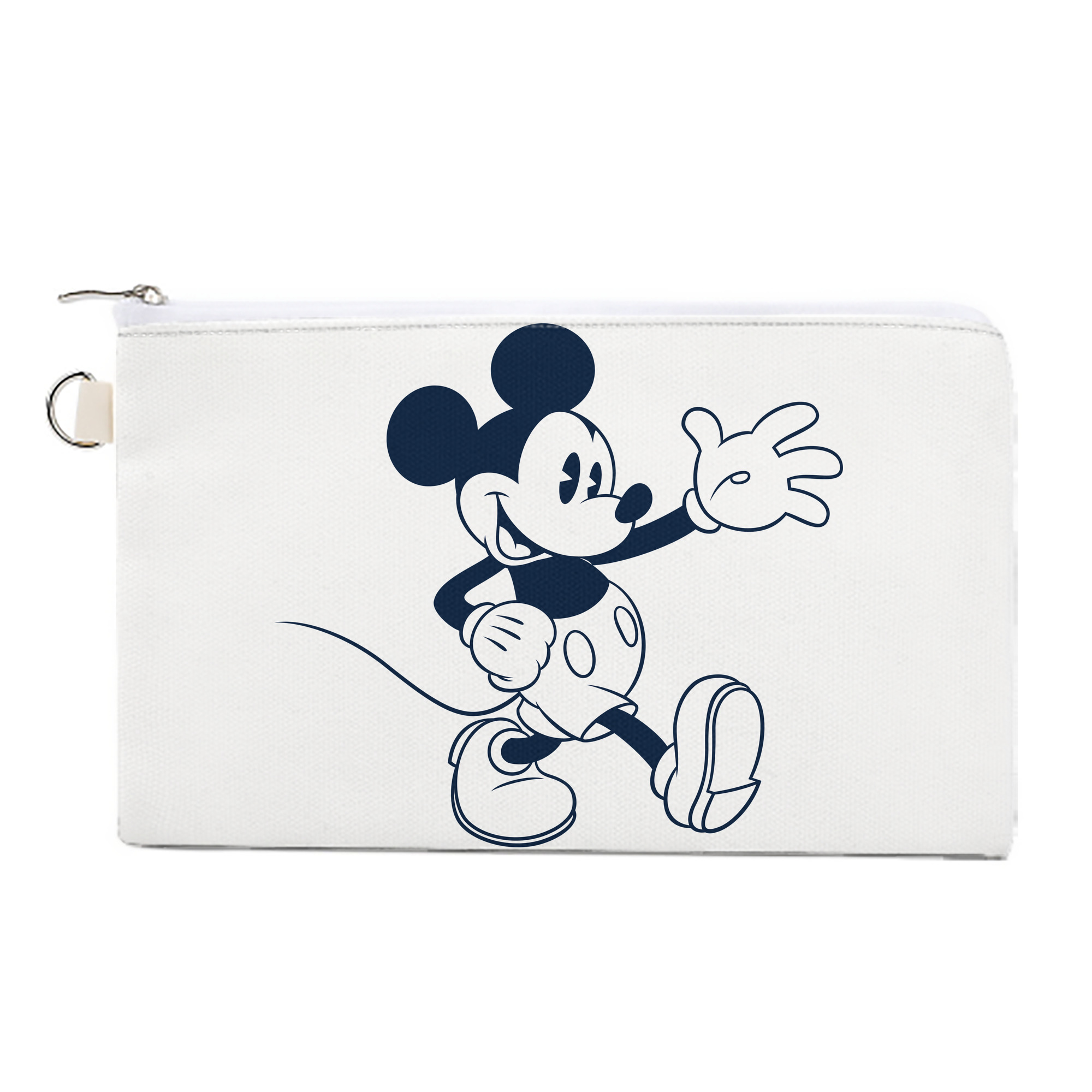 （画像用） ミッキーマウス Mickey Mouse キャンバス生地ポーチ　小物入れ