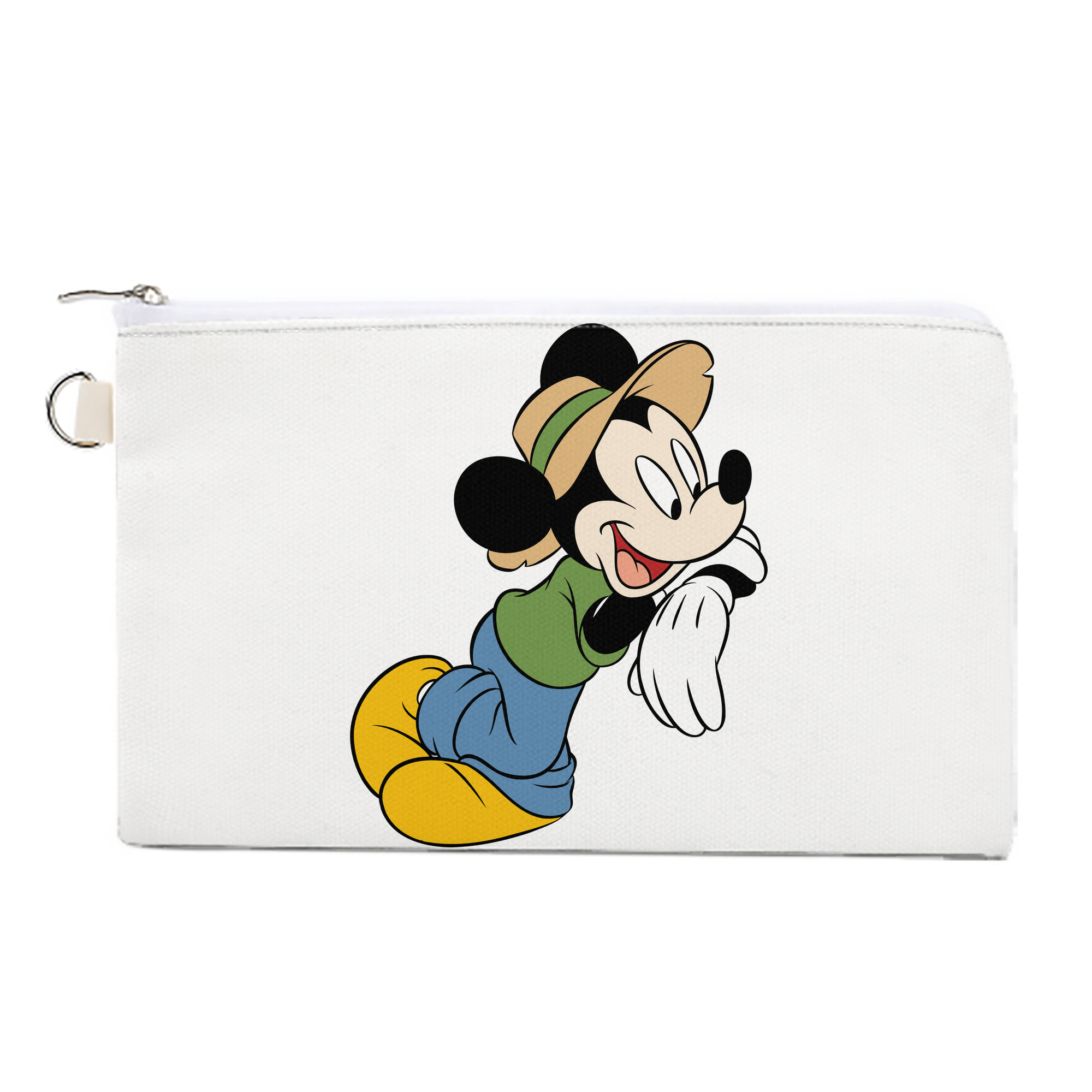 （画像用） ミッキーマウス Mickey Mouse キャンバス生地ポーチ　小物入れ