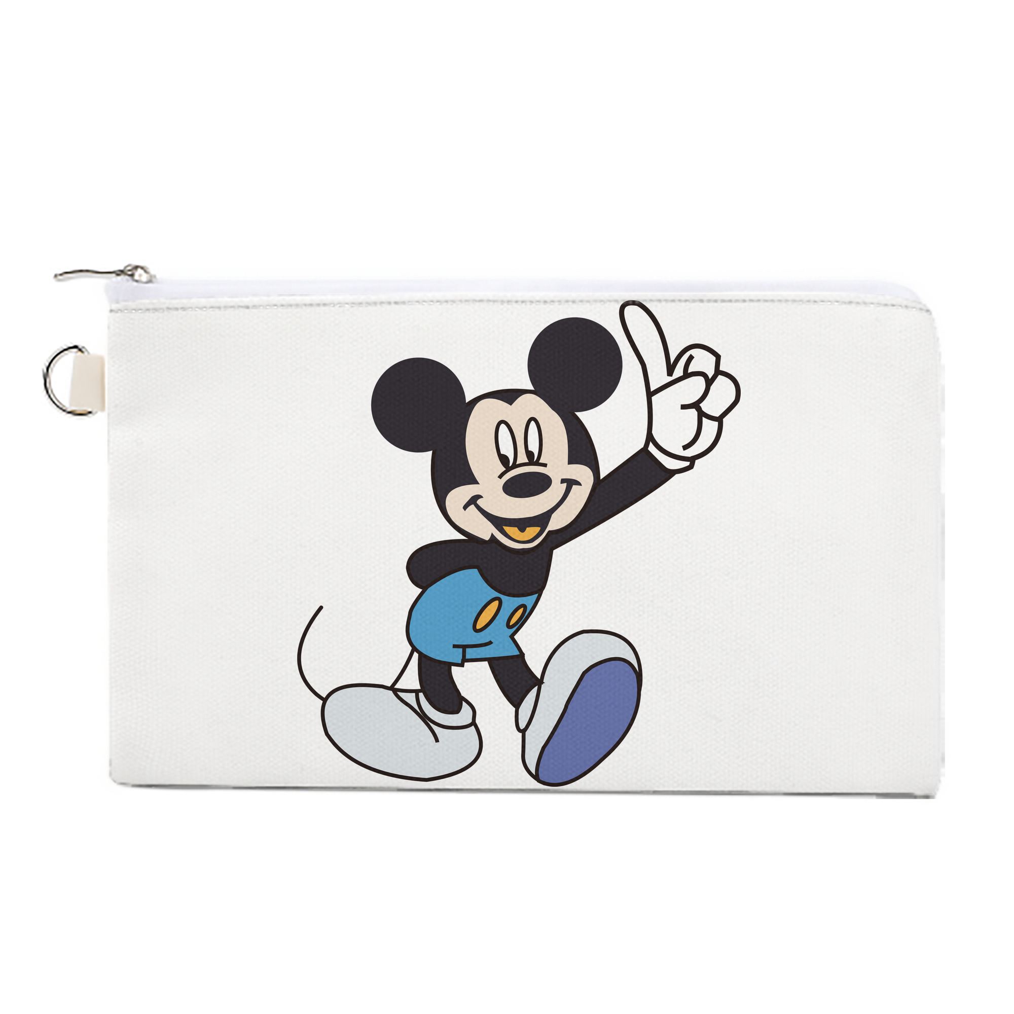 （画像用） ミッキーマウス Mickey Mouse キャンバス生地ポーチ　小物入れ