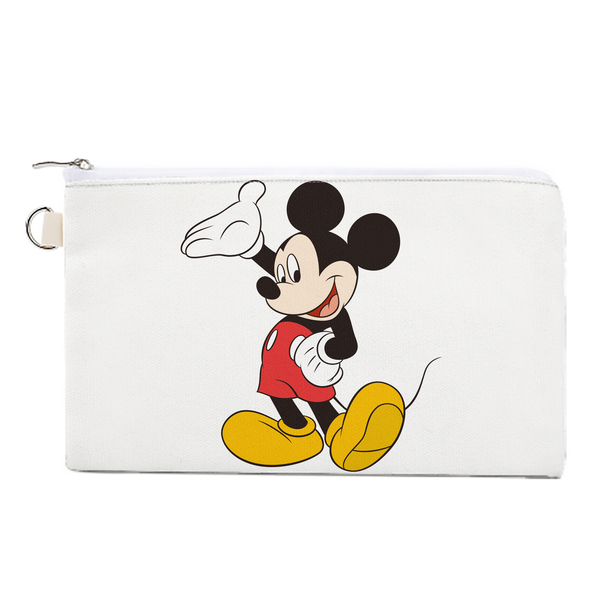 （画像用） ミッキーマウス Mickey Mouse キャンバス生地ポーチ　小物入れ