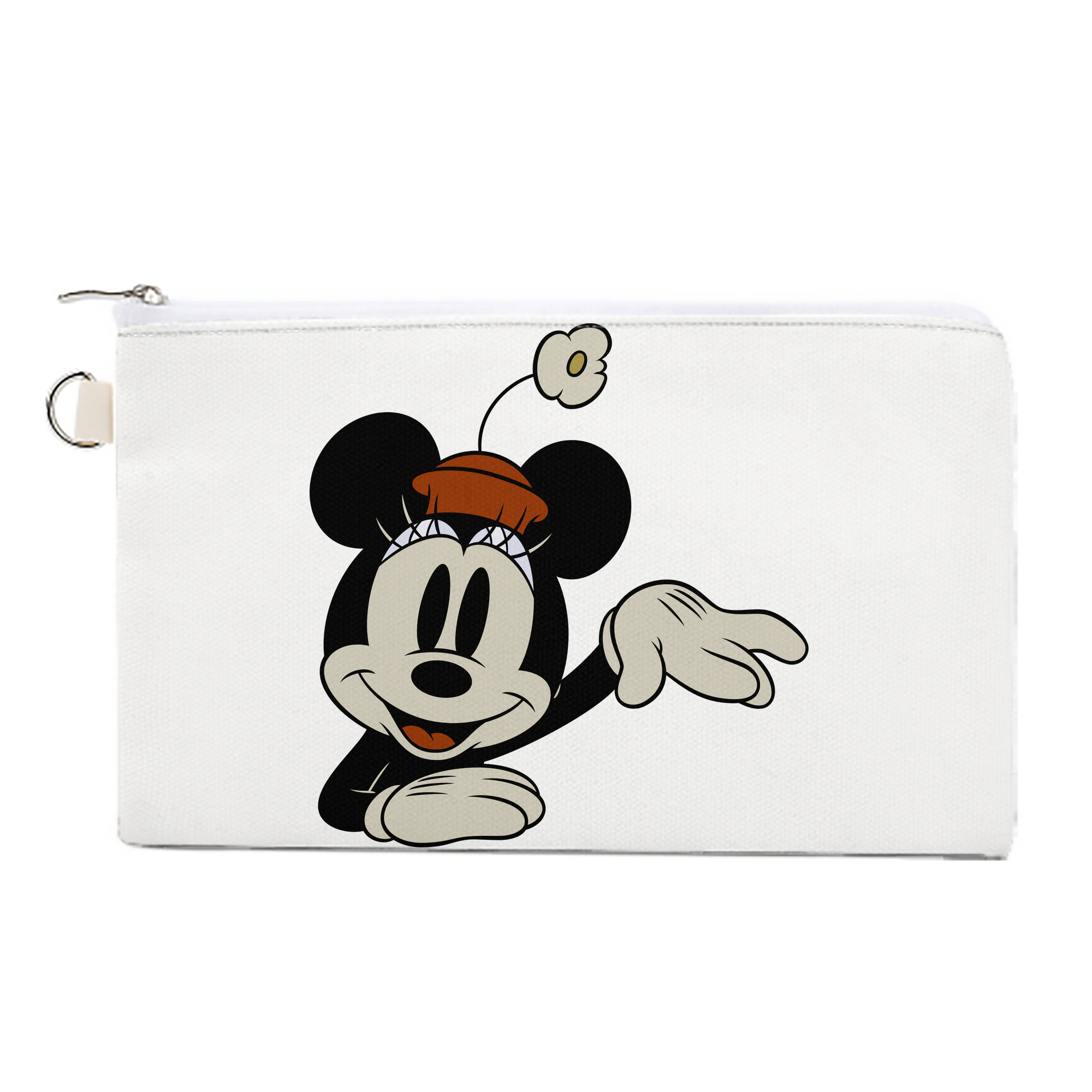 （画像用） ミッキーマウス Mickey Mouse キャンバス生地ポーチ　小物入れ