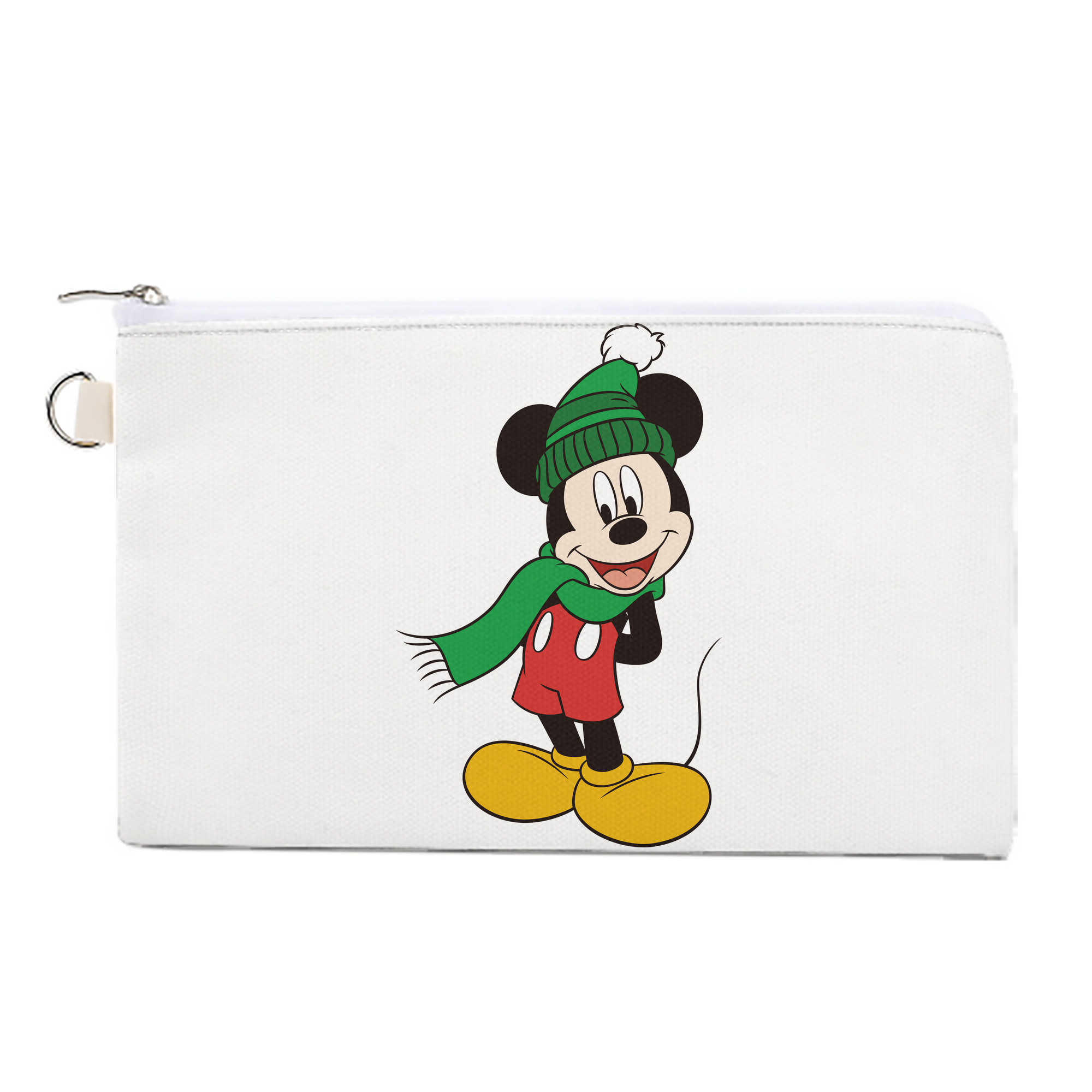 （画像用） ミッキーマウス Mickey Mouse キャンバス生地ポーチ　小物入れ
