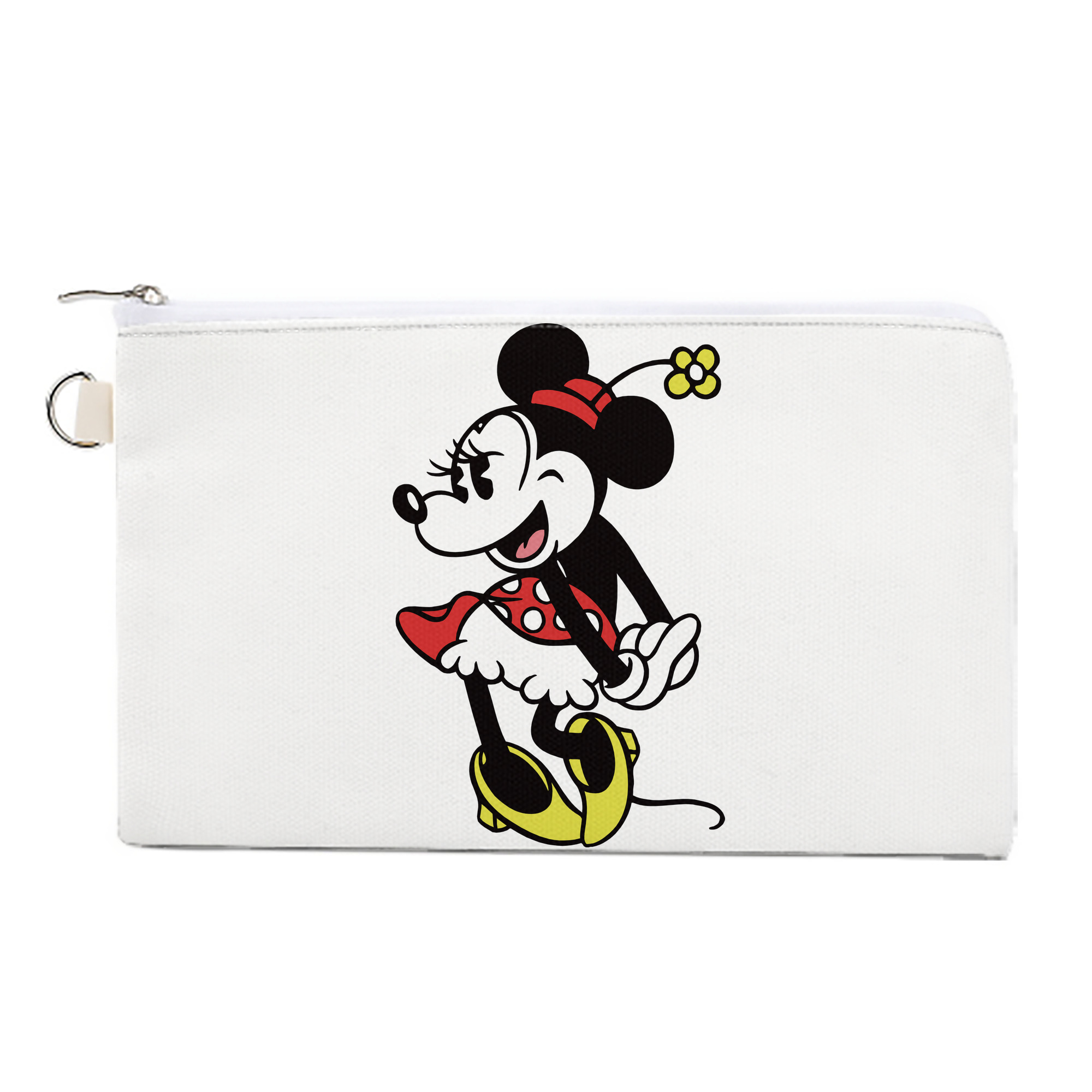 （画像用） ミッキーマウス Mickey Mouse キャンバス生地ポーチ　小物入れ