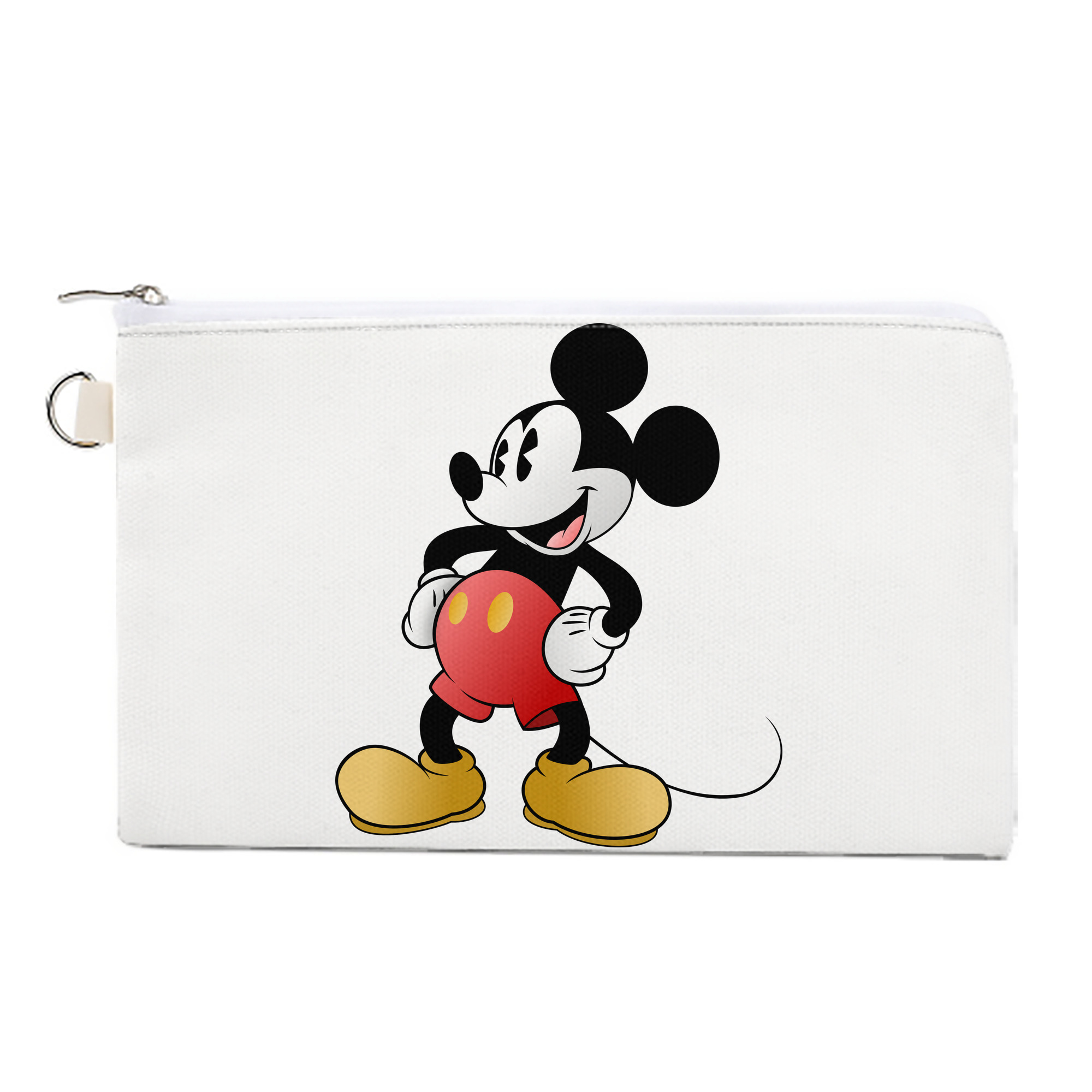 （画像用） ミッキーマウス Mickey Mouse キャンバス生地ポーチ　小物入れ