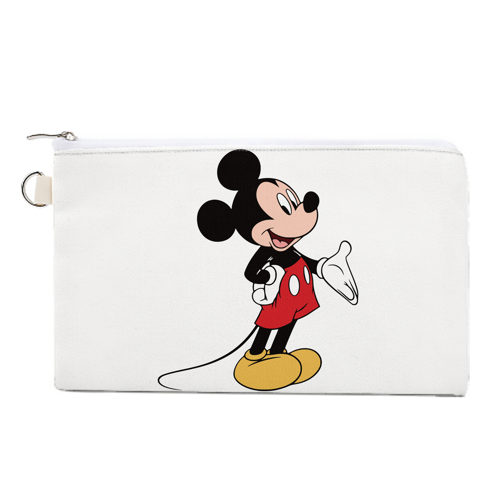 （画像用） ミッキーマウス Mickey Mouse キャンバス生地ポーチ　小物入れ