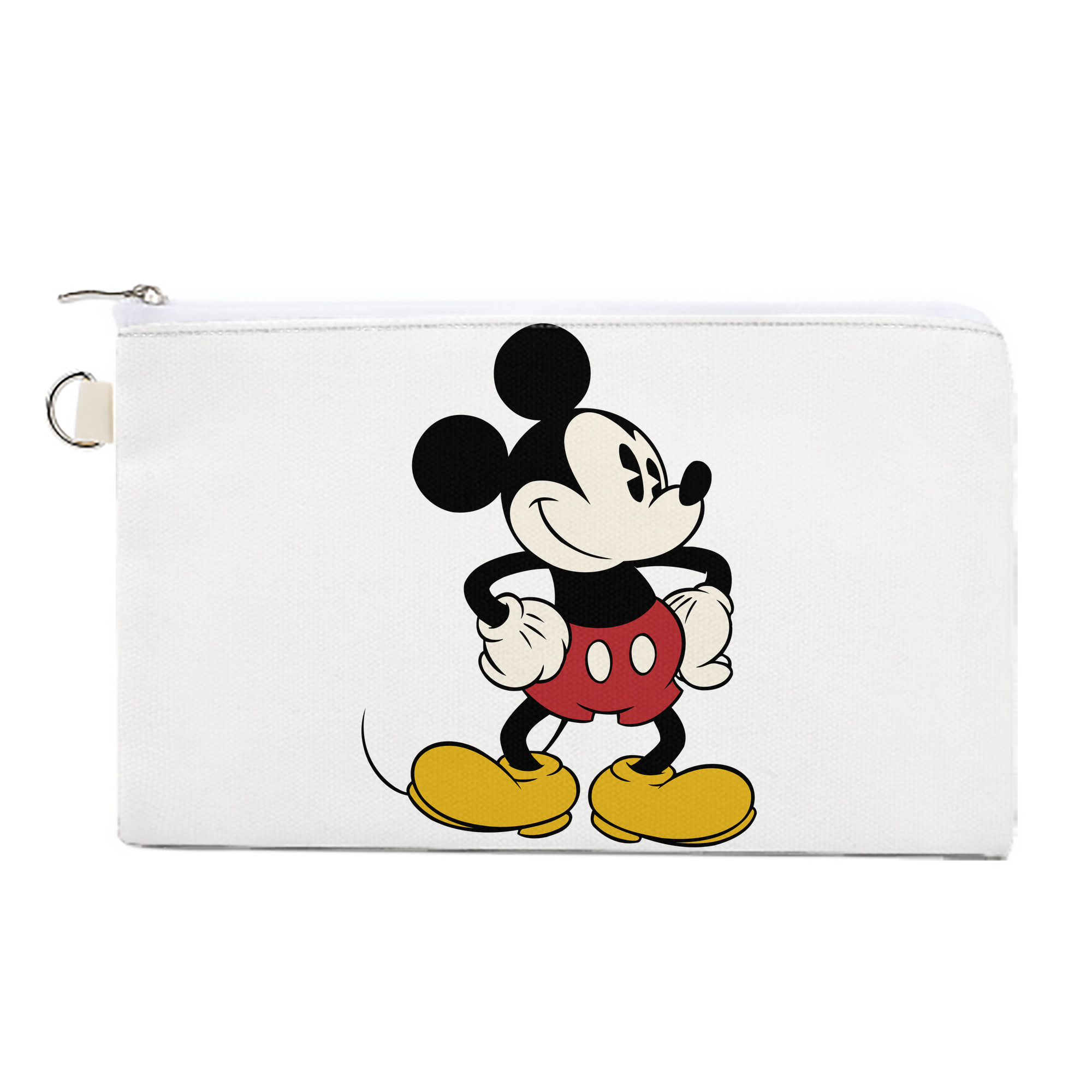 （画像用） ミッキーマウス Mickey Mouse キャンバス生地ポーチ　小物入れ