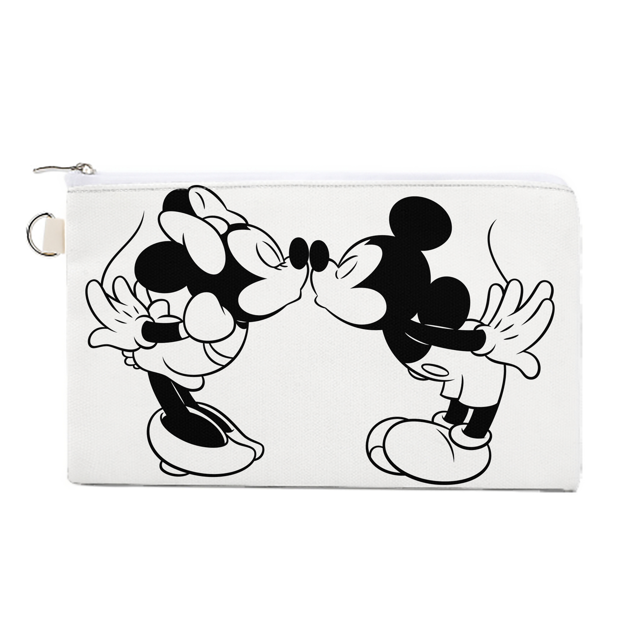 （画像用） ミッキーマウス Mickey Mouse キャンバス生地ポーチ　小物入れ