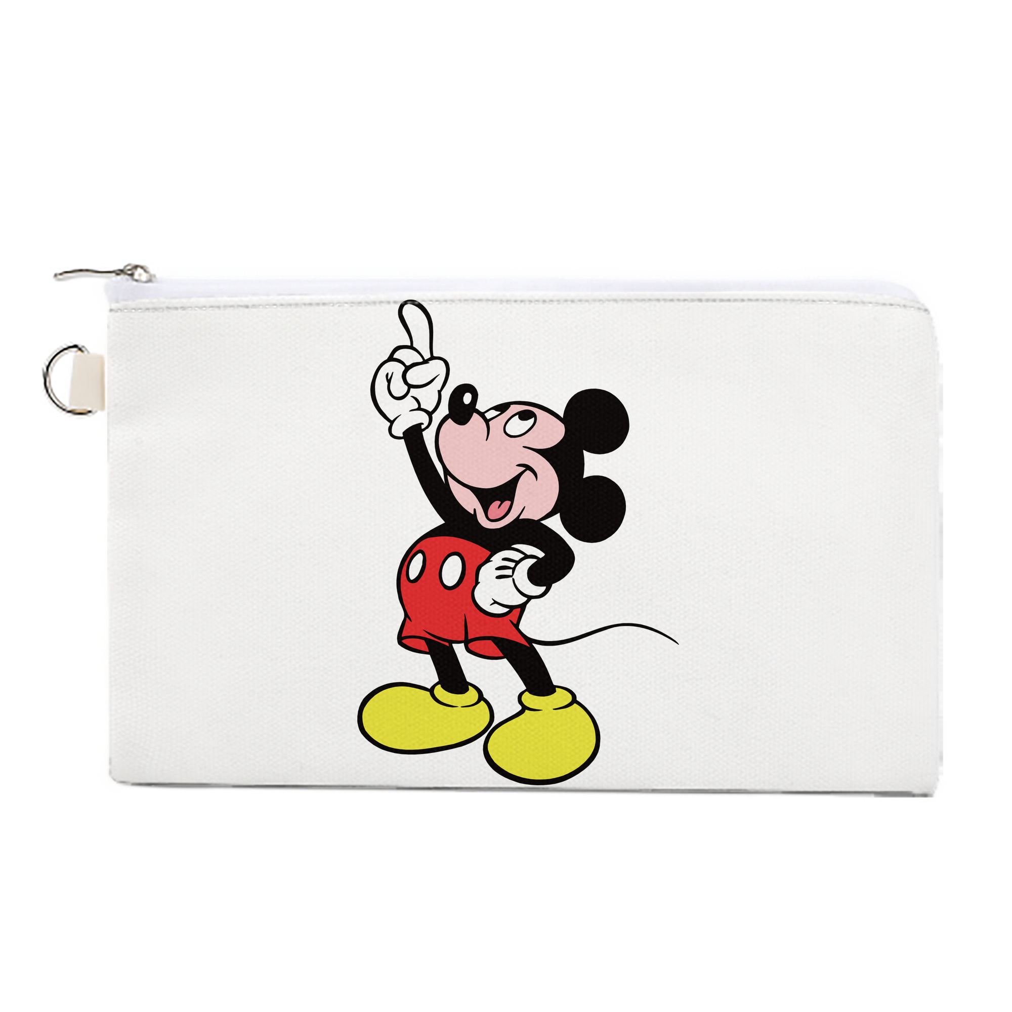 （画像用） ミッキーマウス Mickey Mouse キャンバス生地ポーチ　小物入れ