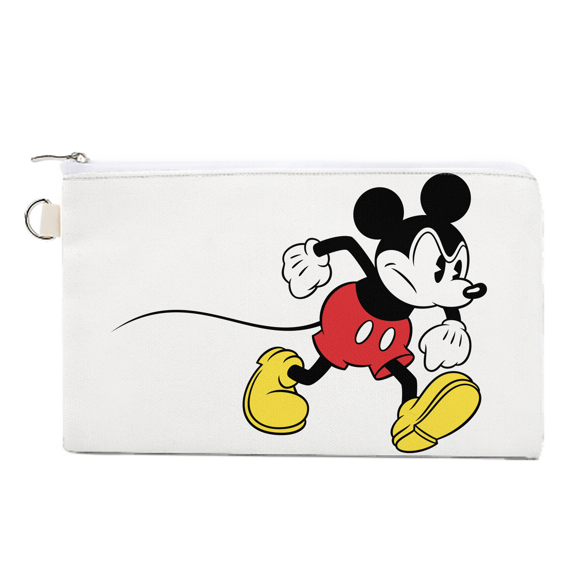 （画像用） ミッキーマウス Mickey Mouse キャンバス生地ポーチ　小物入れ