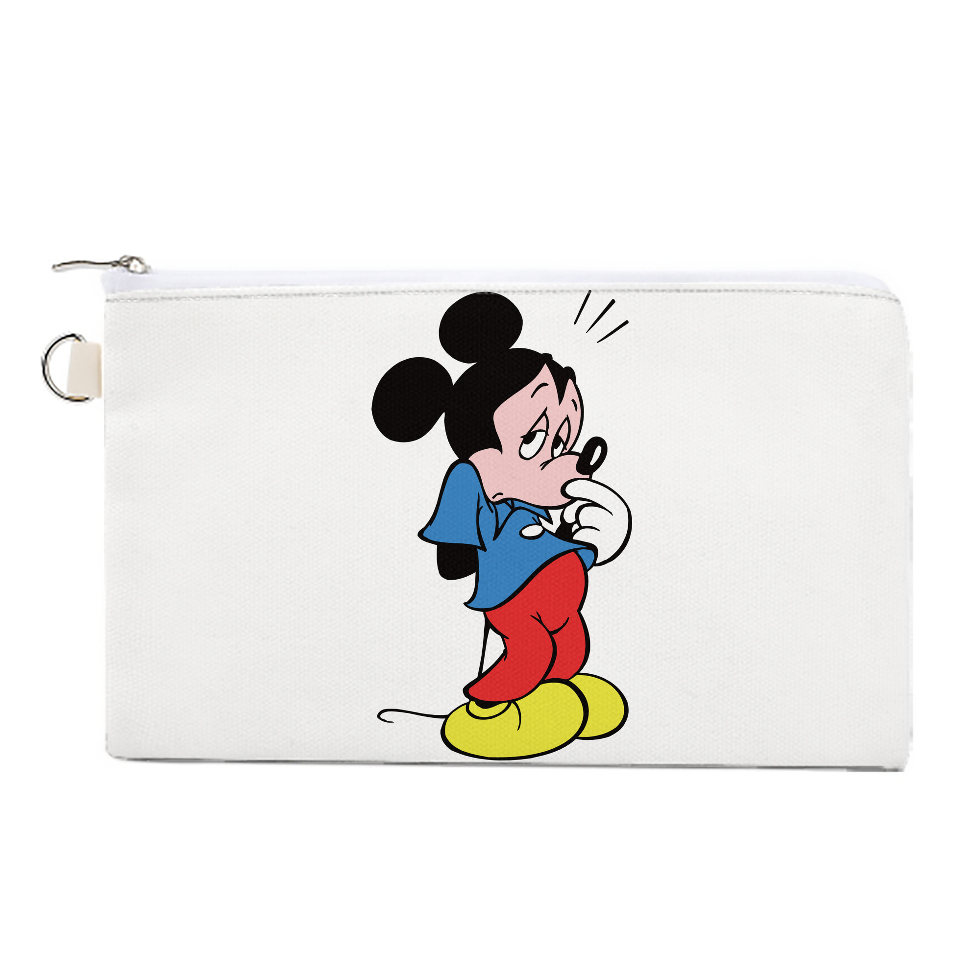 （画像用） ミッキーマウス Mickey Mouse キャンバス生地ポーチ　小物入れ