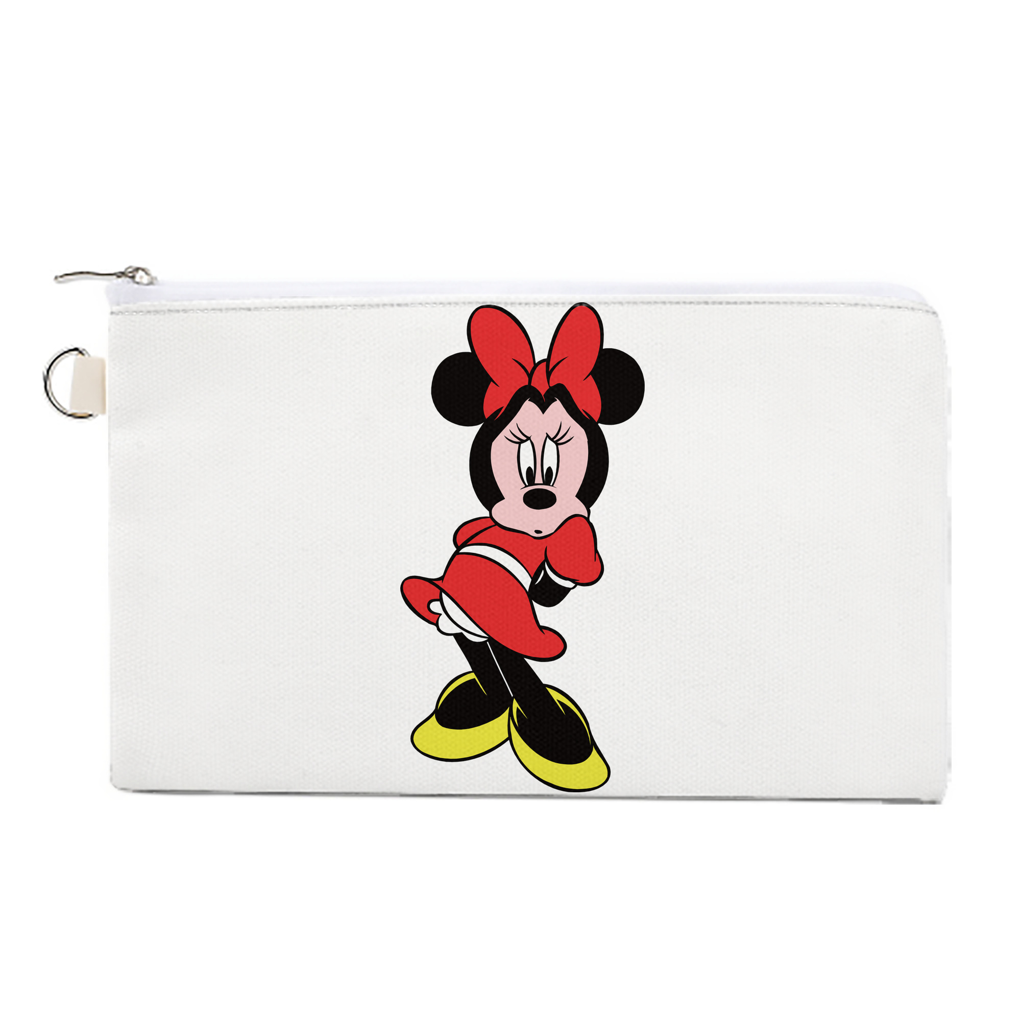 （画像用） ミッキーマウス Mickey Mouse キャンバス生地ポーチ　小物入れ