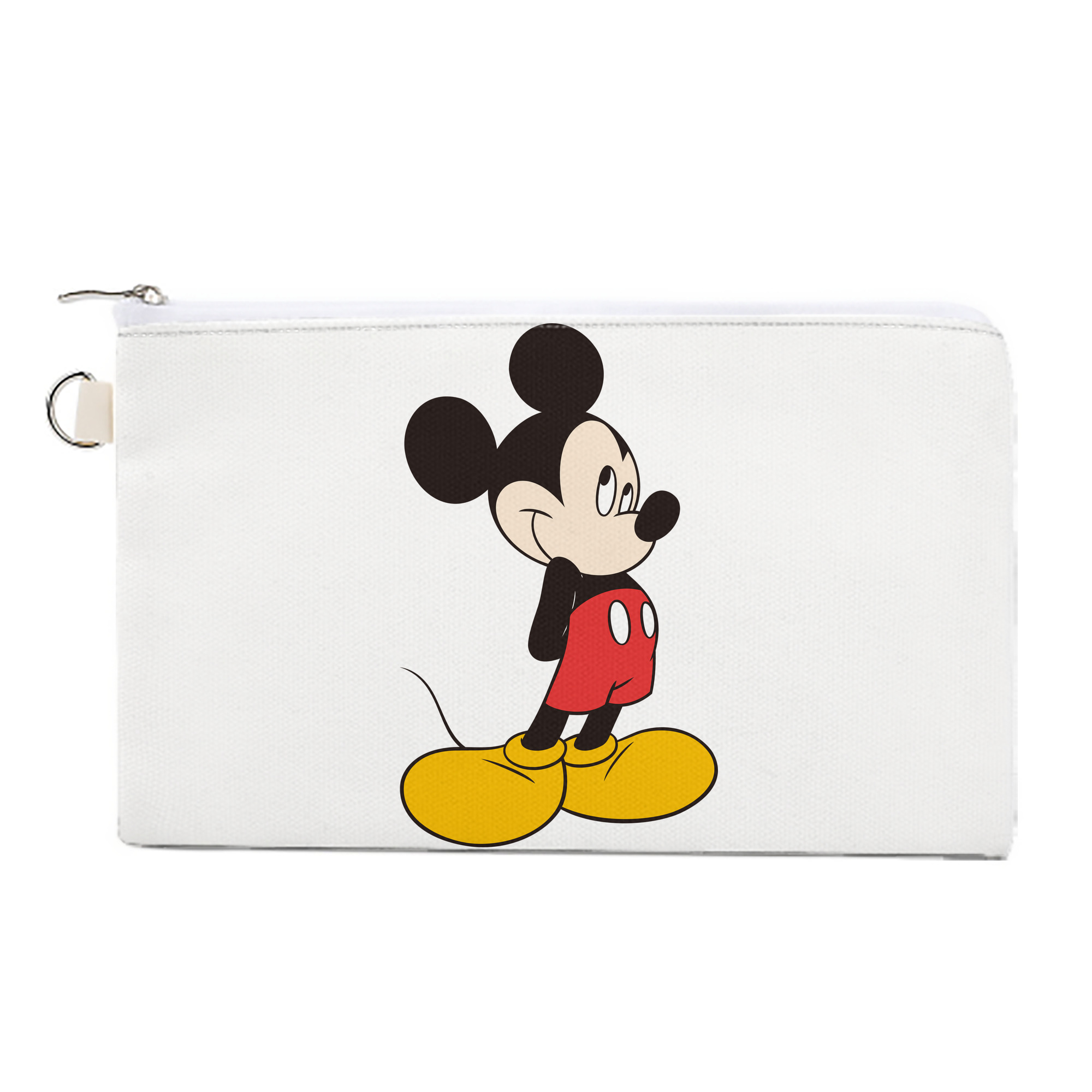 （画像用） ミッキーマウス Mickey Mouse キャンバス生地ポーチ　小物入れ