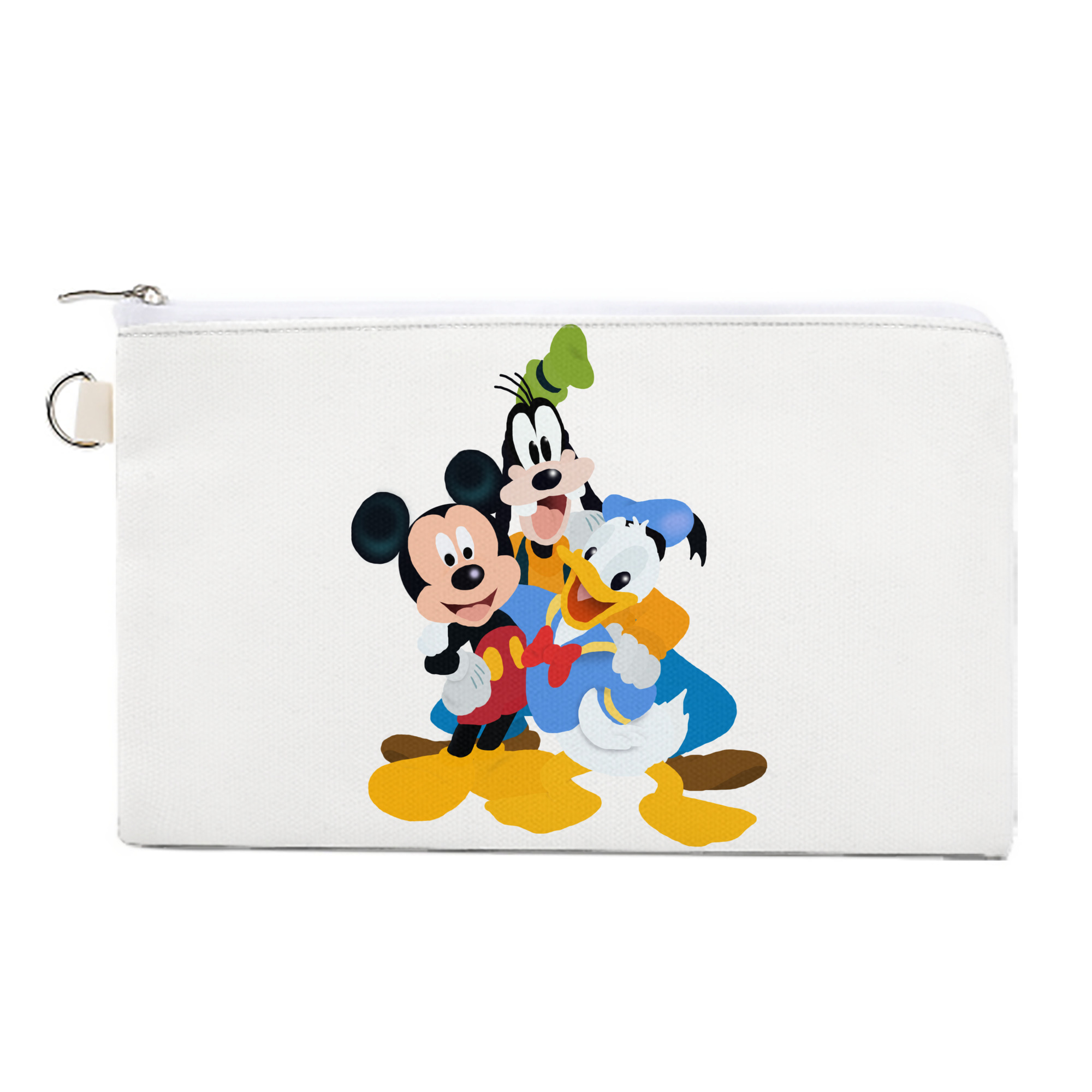 （画像用） ミッキーマウス Mickey Mouse キャンバス生地ポーチ　小物入れ