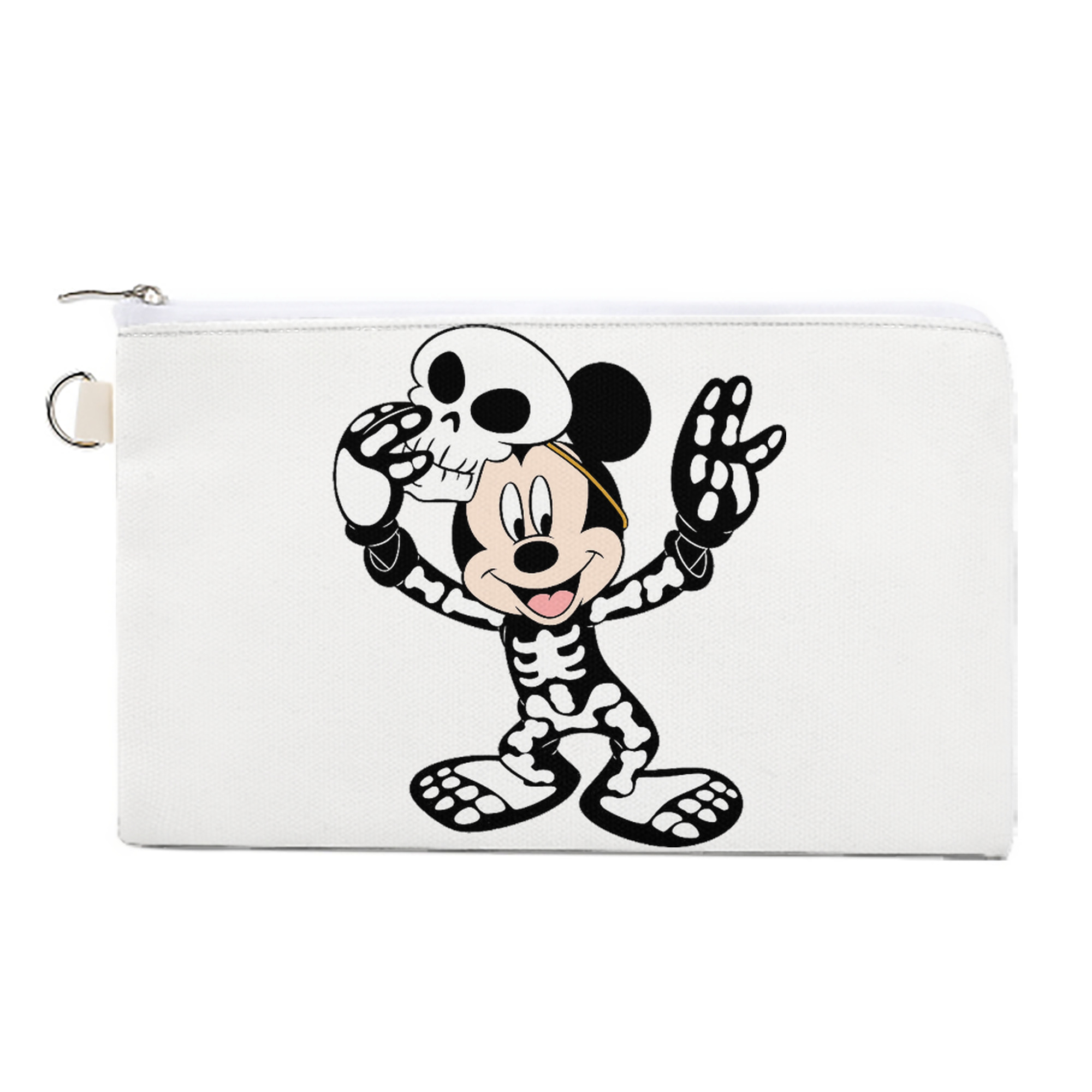 （画像用） ミッキーマウス Mickey Mouse キャンバス生地ポーチ　小物入れ