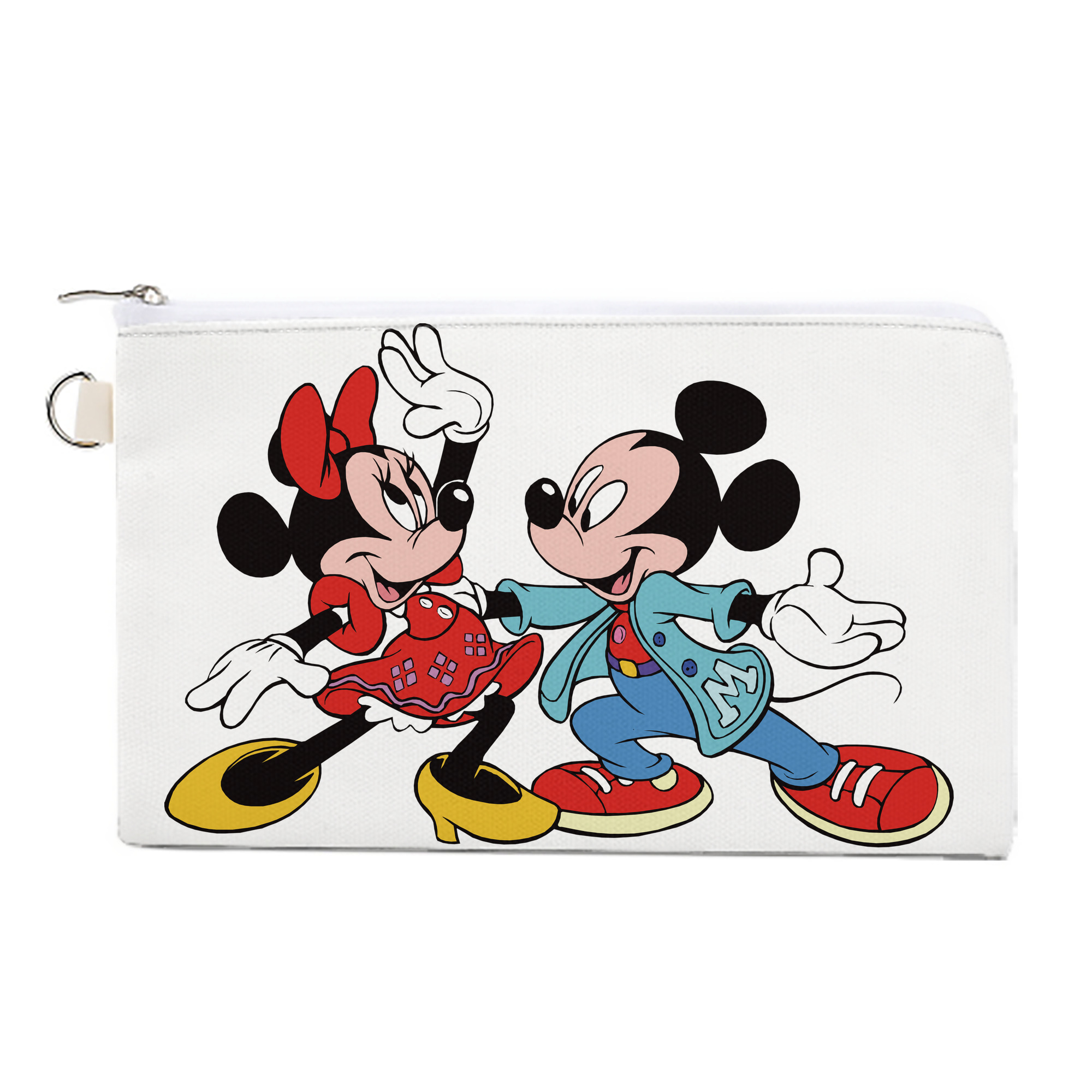 （画像用） ミッキーマウス Mickey Mouse キャンバス生地ポーチ　小物入れ