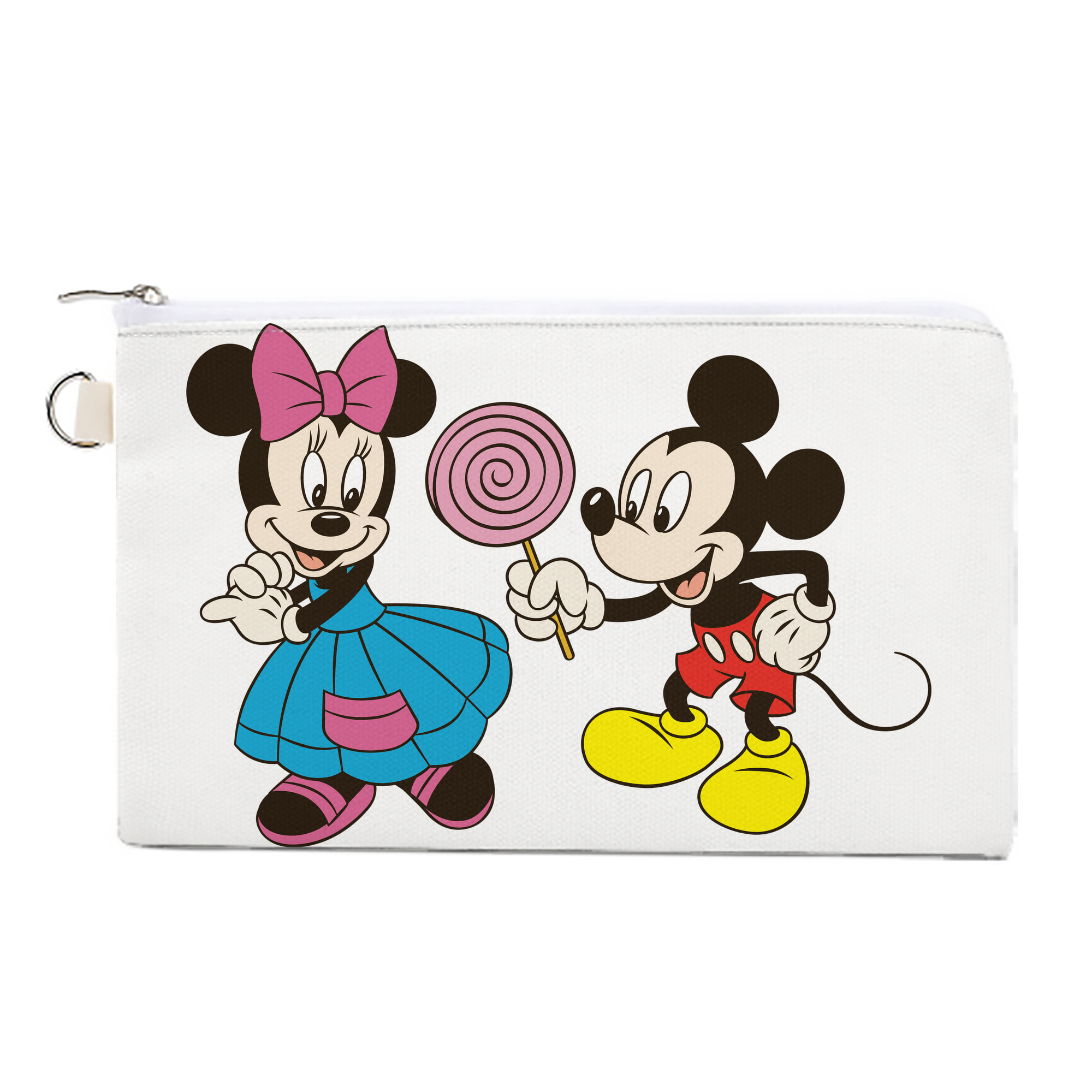 （画像用） ミッキーマウス Mickey Mouse キャンバス生地ポーチ　小物入れ