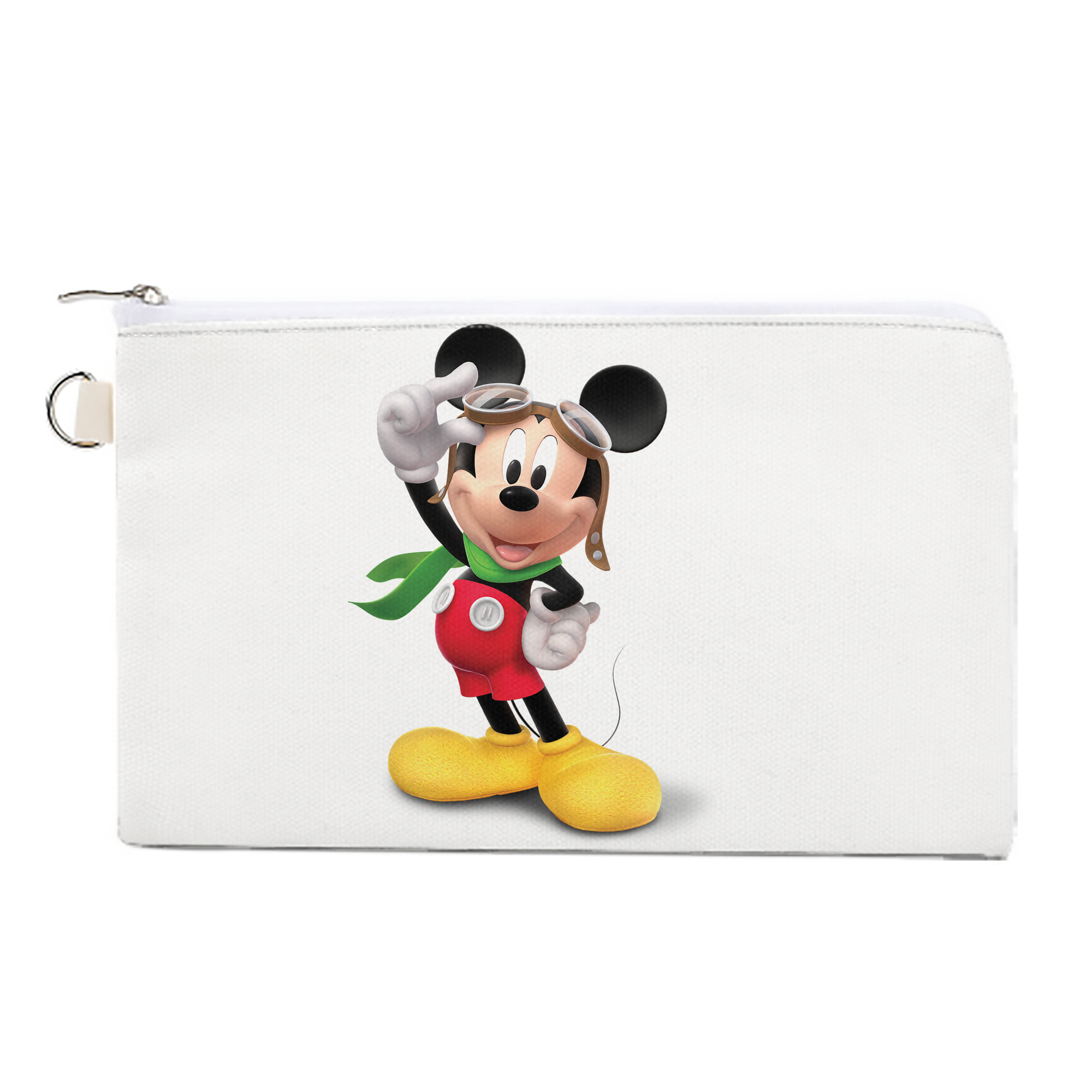 （画像用） ミッキーマウス Mickey Mouse キャンバス生地ポーチ　小物入れ