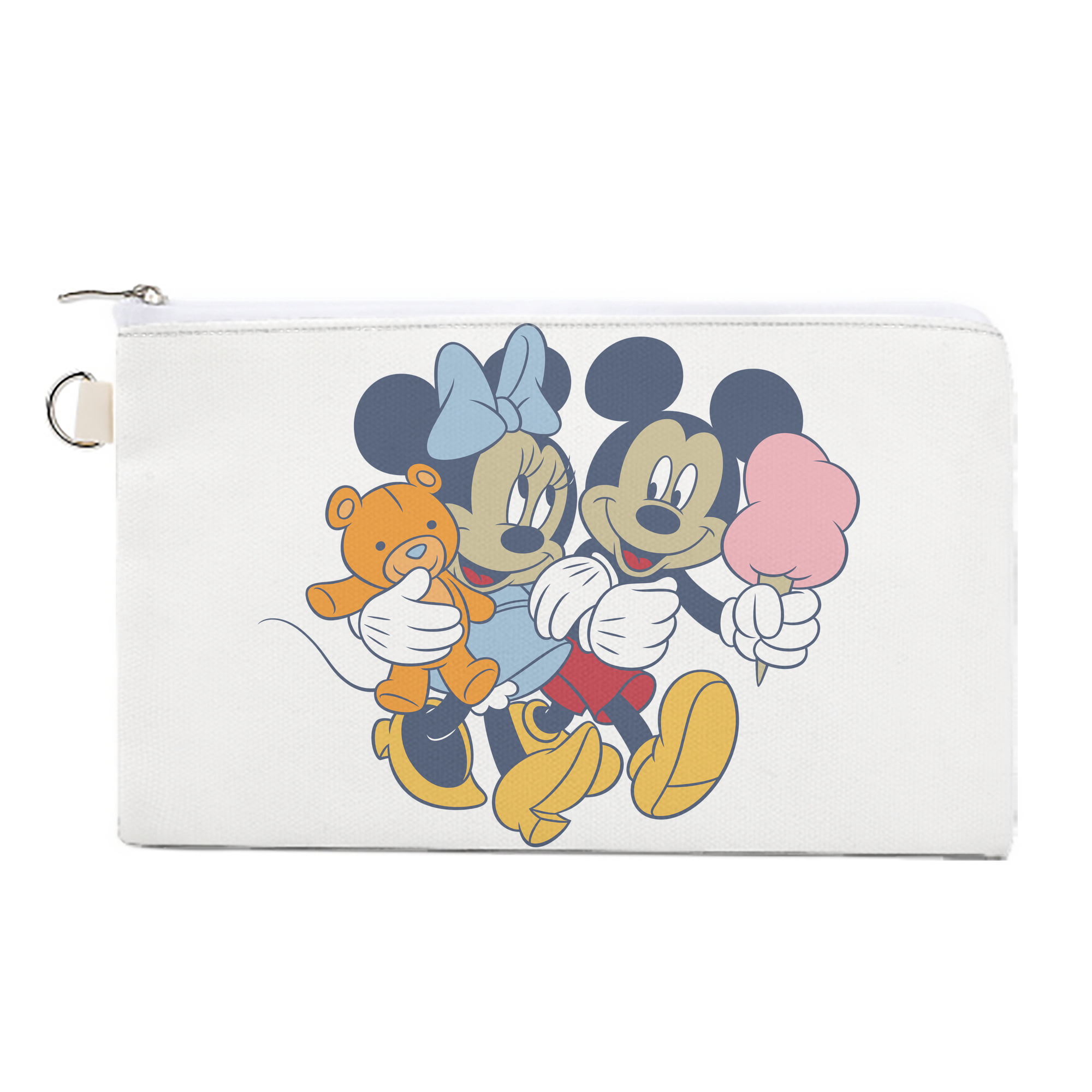 （画像用） ミッキーマウス Mickey Mouse キャンバス生地ポーチ　小物入れ