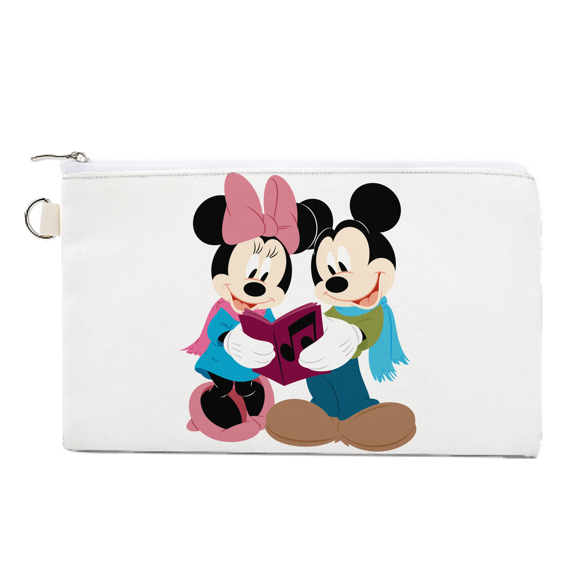 （画像用） ミッキーマウス Mickey Mouse キャンバス生地ポーチ　小物入れ