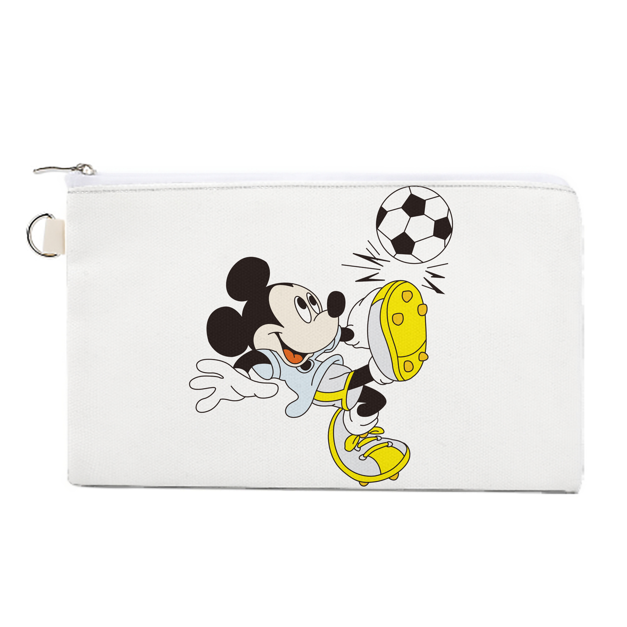 （画像用） ミッキーマウス Mickey Mouse キャンバス生地ポーチ　小物入れ
