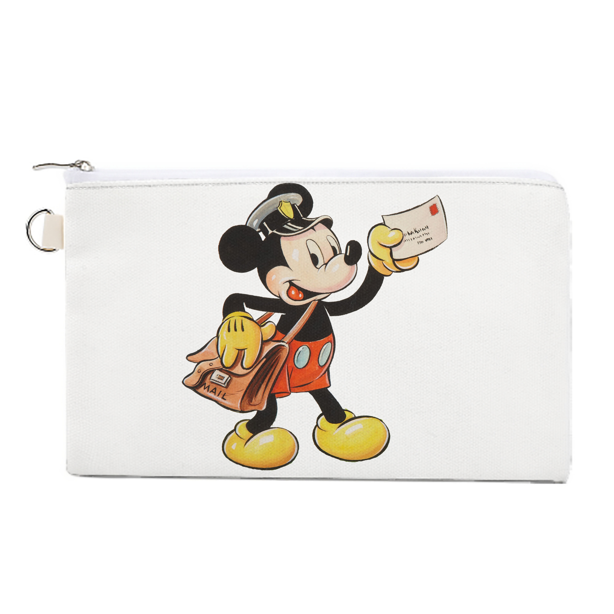 （画像用） ミッキーマウス Mickey Mouse キャンバス生地ポーチ　小物入れ