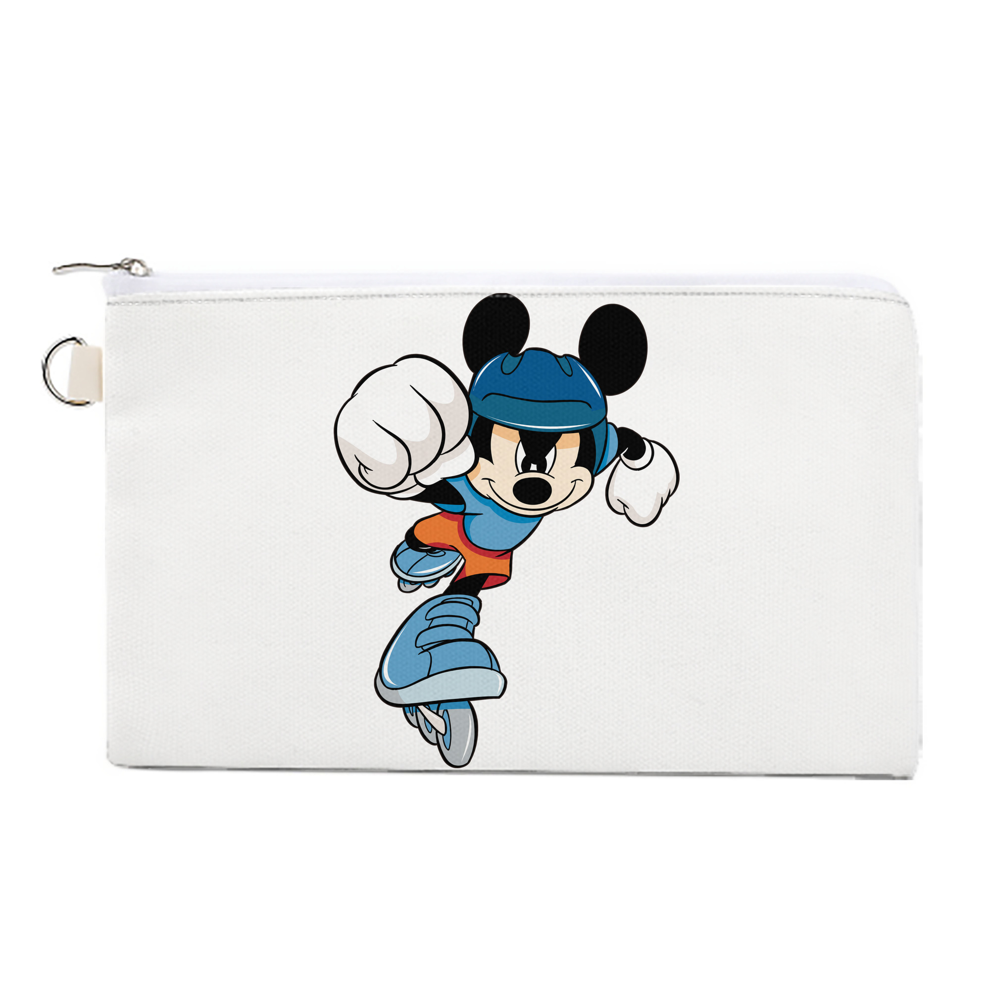 （画像用） ミッキーマウス Mickey Mouse キャンバス生地ポーチ　小物入れ