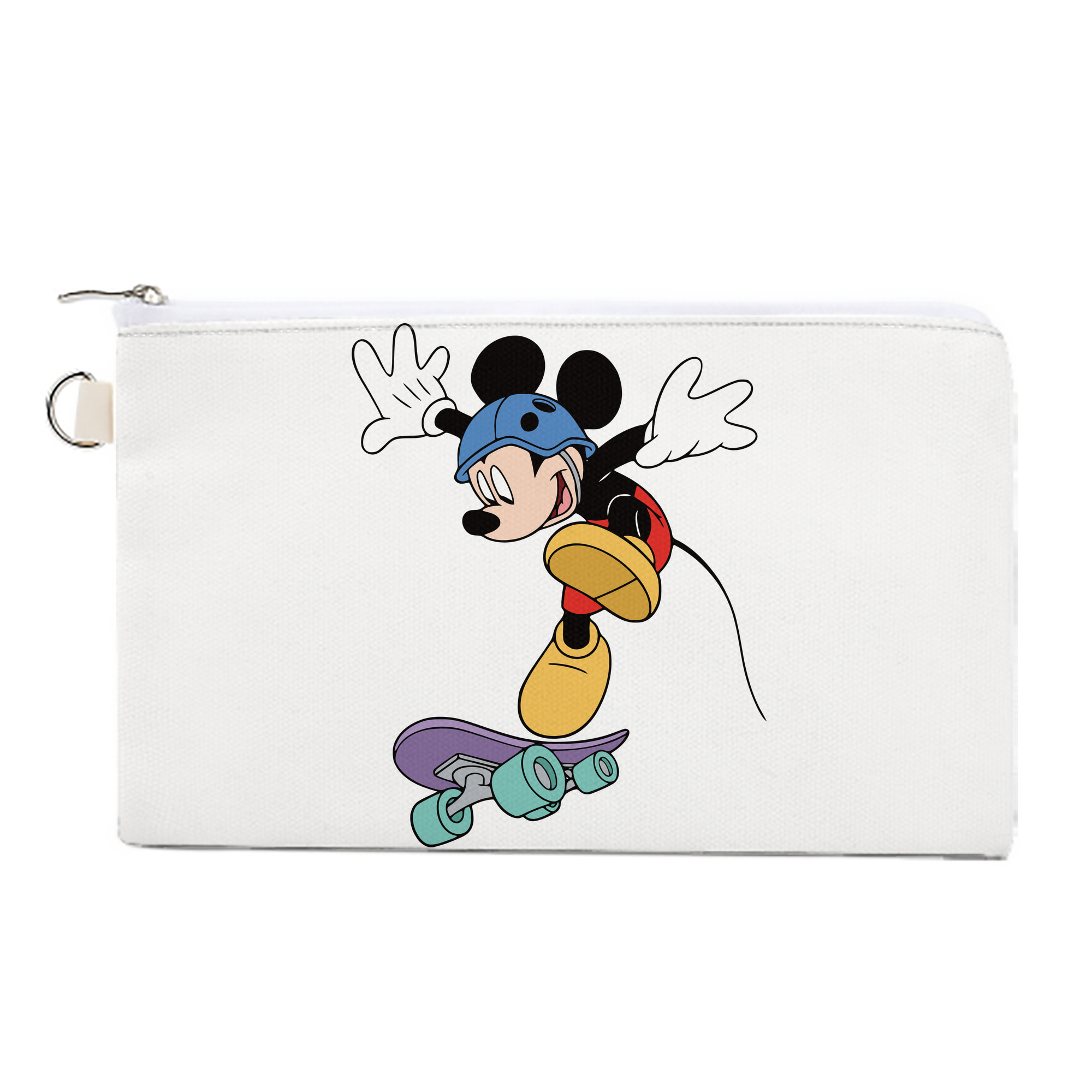 （画像用） ミッキーマウス Mickey Mouse キャンバス生地ポーチ　小物入れ