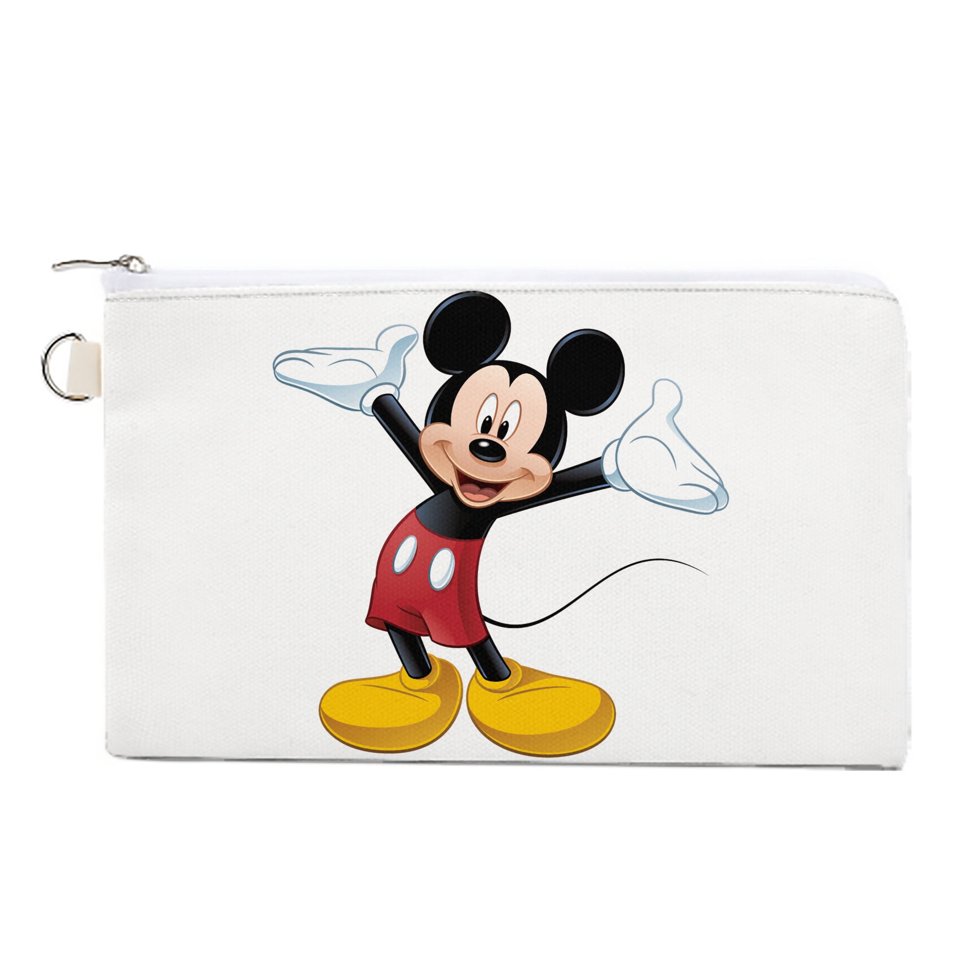 （画像用） ミッキーマウス Mickey Mouse キャンバス生地ポーチ　小物入れ