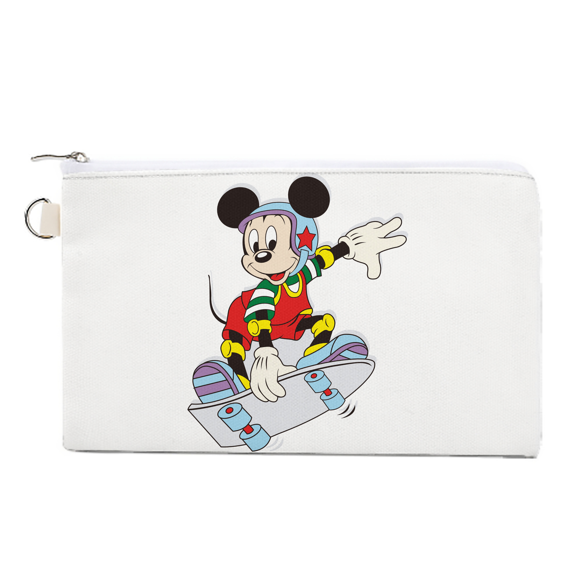 （画像用） ミッキーマウス Mickey Mouse キャンバス生地ポーチ　小物入れ