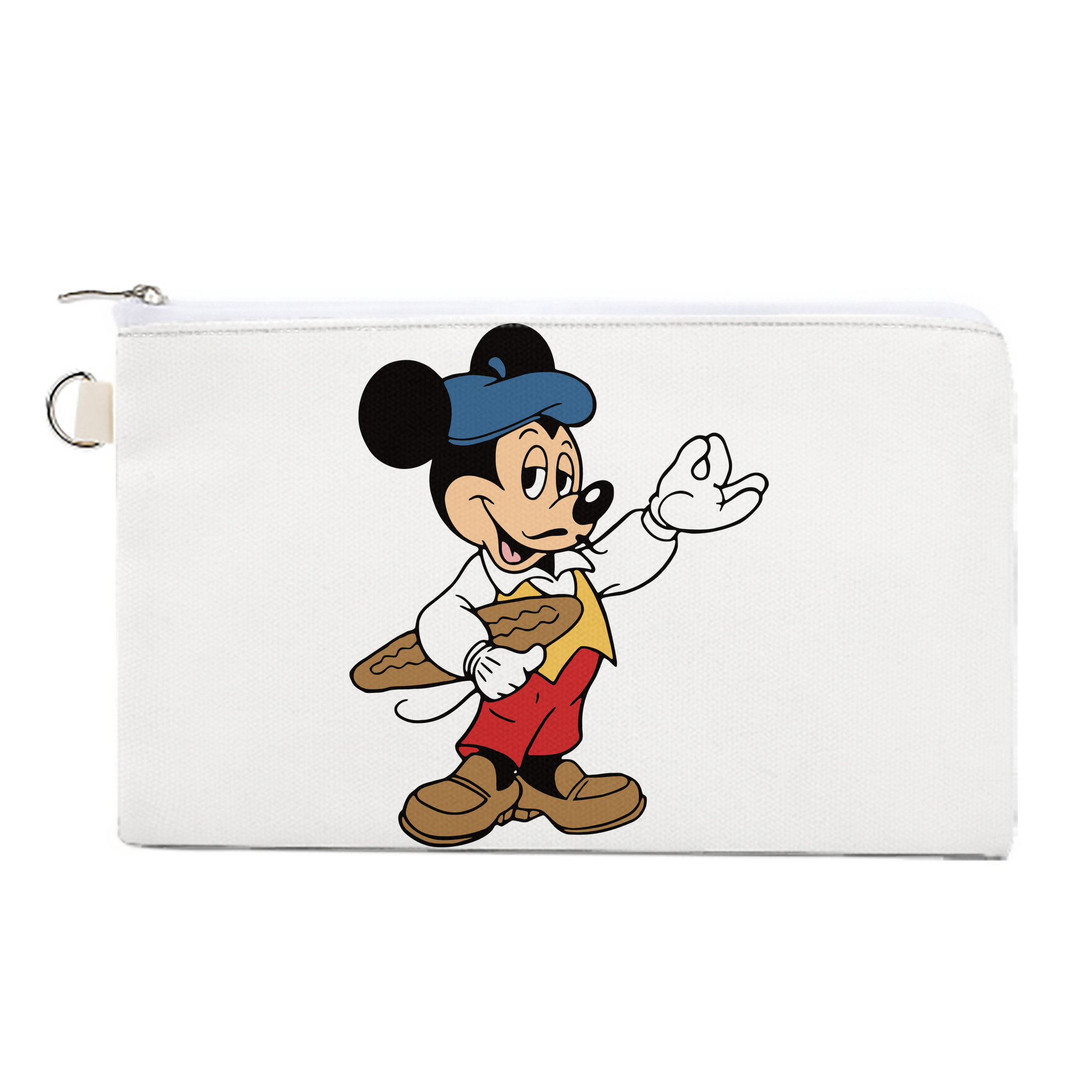 （画像用） ミッキーマウス Mickey Mouse キャンバス生地ポーチ　小物入れ