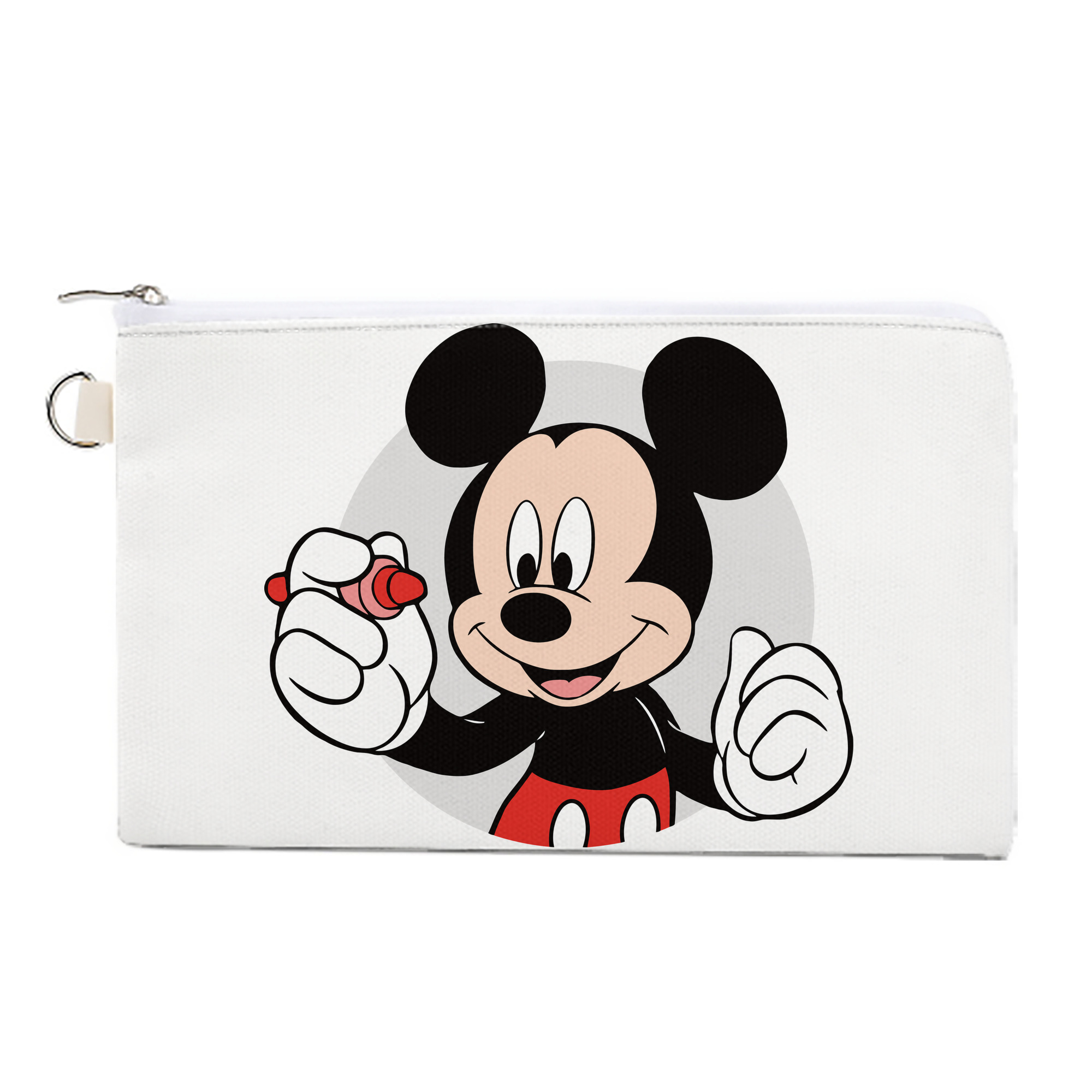 （画像用） ミッキーマウス Mickey Mouse キャンバス生地ポーチ　小物入れ