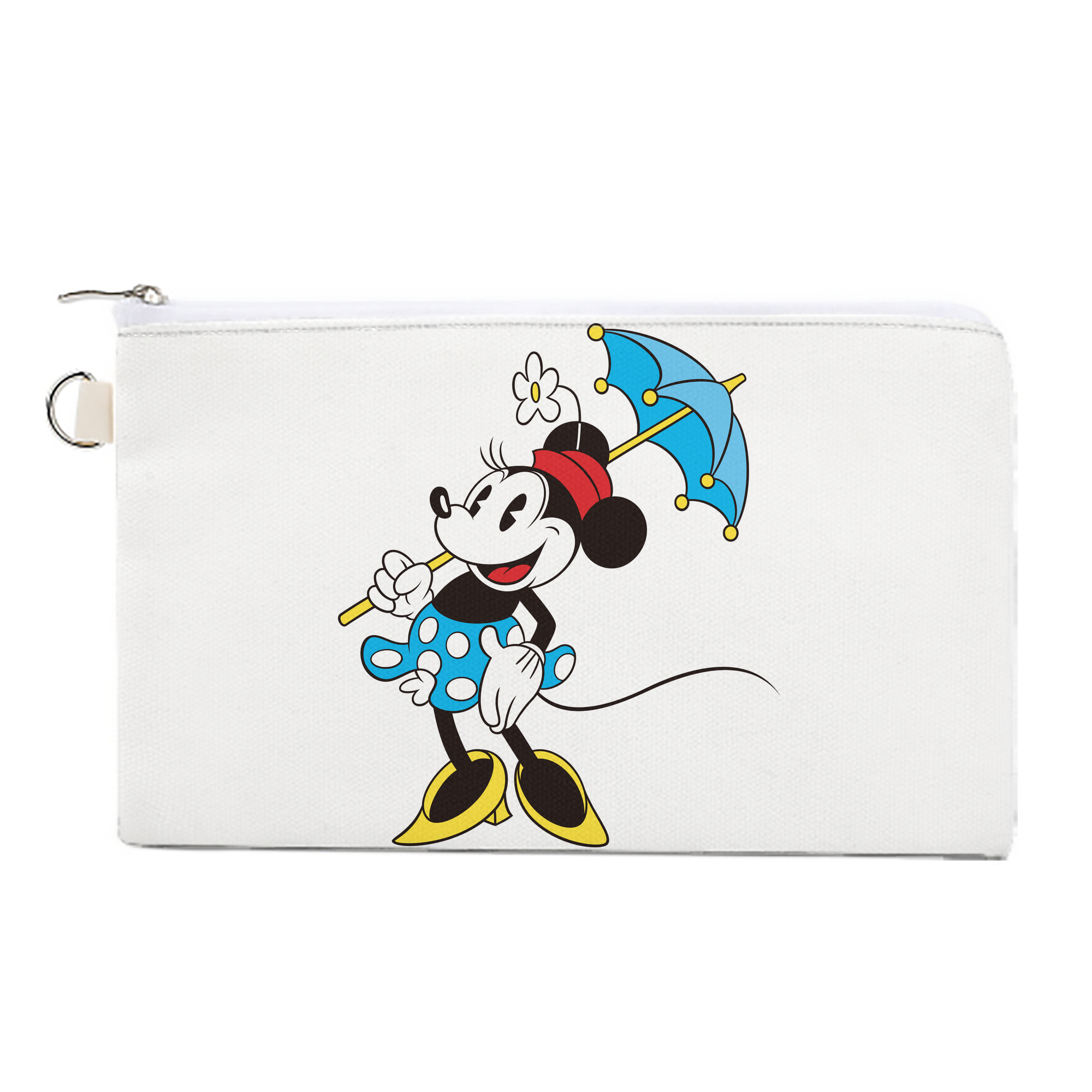 （画像用） ミッキーマウス Mickey Mouse キャンバス生地ポーチ　小物入れ