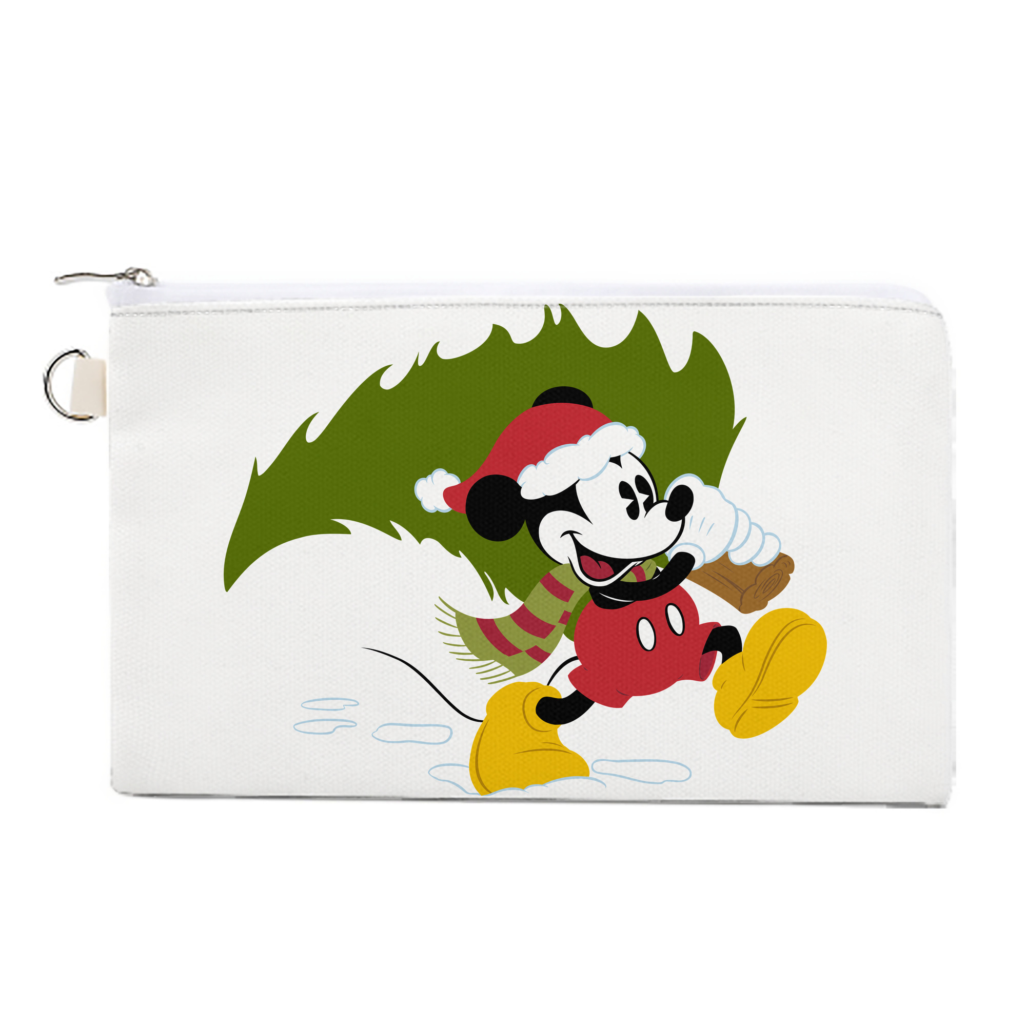 （画像用） ミッキーマウス Mickey Mouse キャンバス生地ポーチ　小物入れ