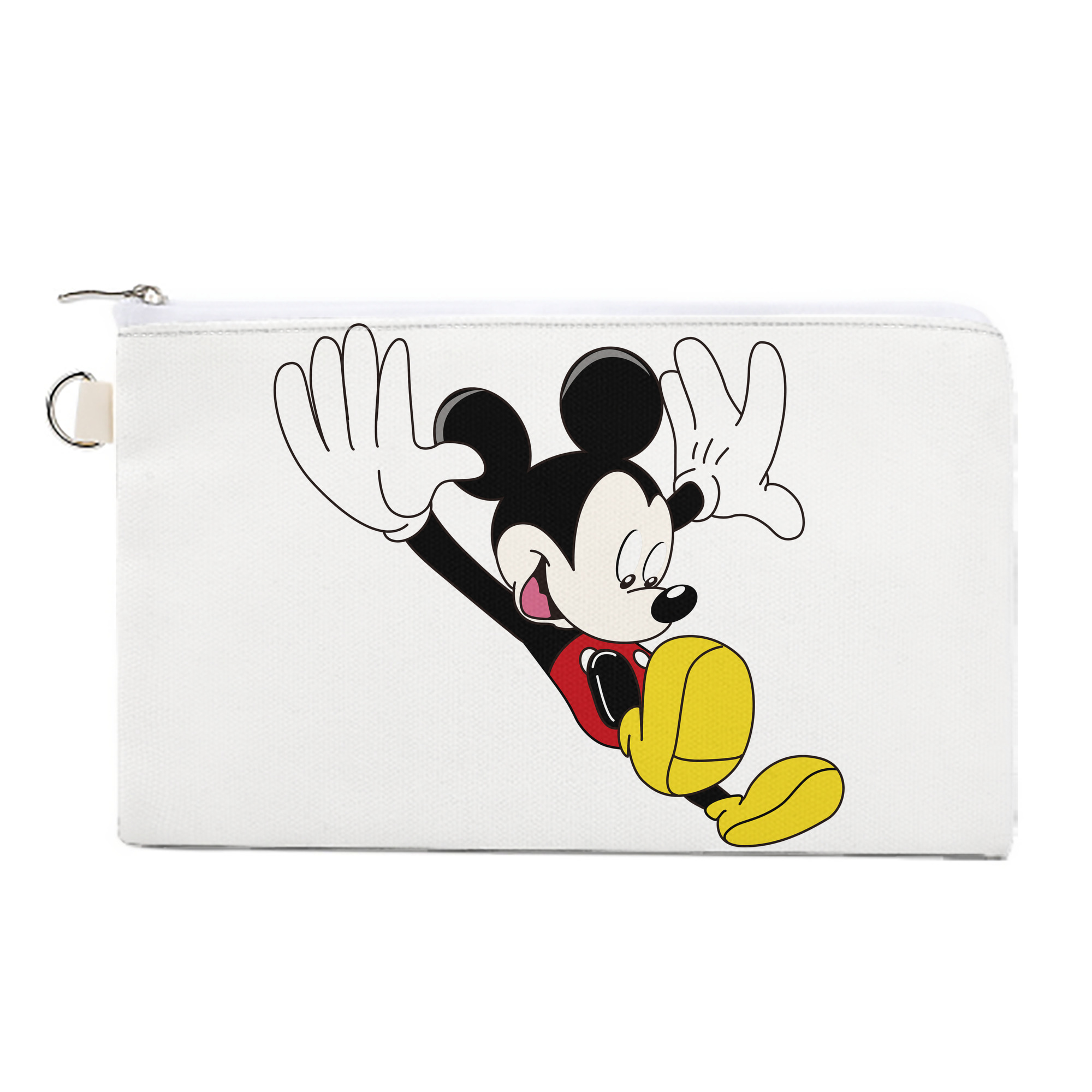 （画像用） ミッキーマウス Mickey Mouse キャンバス生地ポーチ　小物入れ