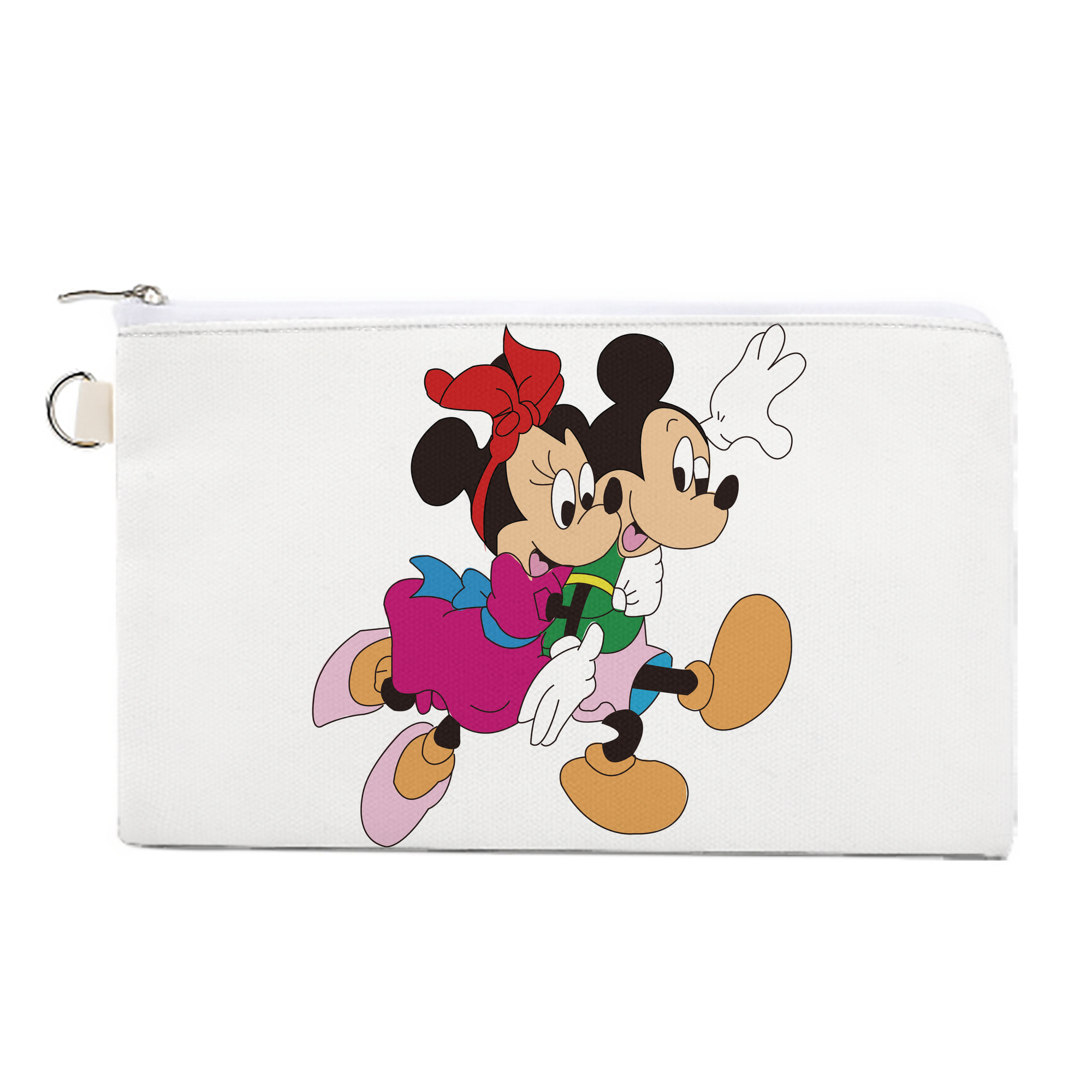 （画像用） ミッキーマウス Mickey Mouse キャンバス生地ポーチ　小物入れ