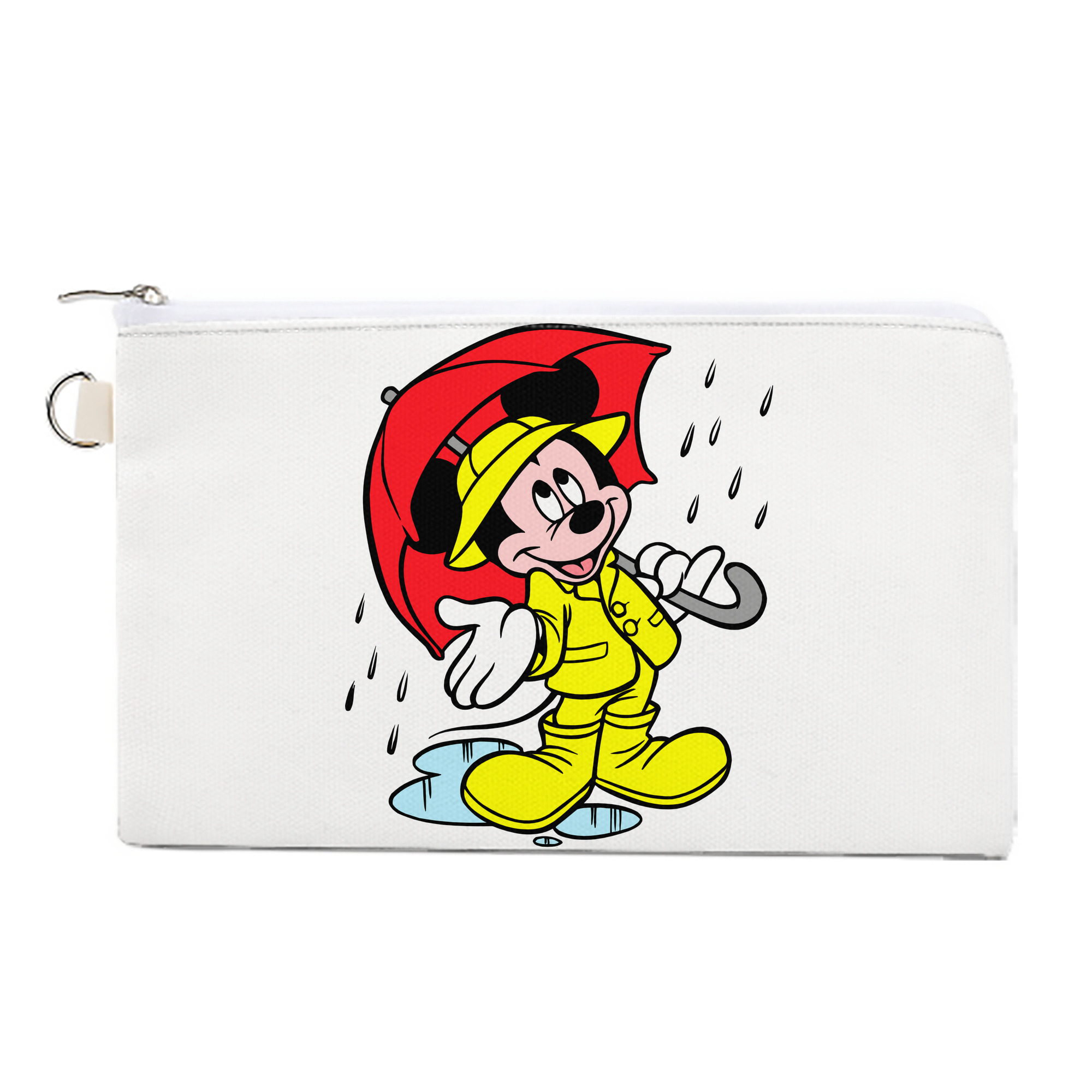 （画像用） ミッキーマウス Mickey Mouse キャンバス生地ポーチ　小物入れ