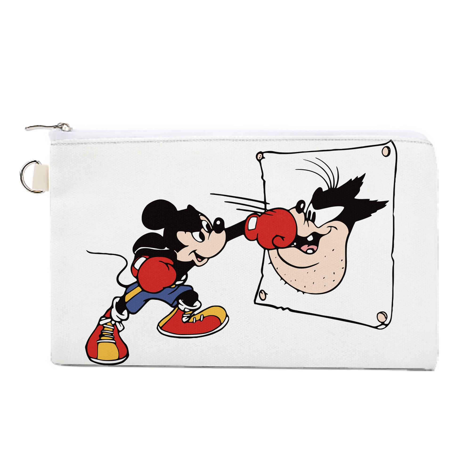 （画像用） ミッキーマウス Mickey Mouse キャンバス生地ポーチ　小物入れ