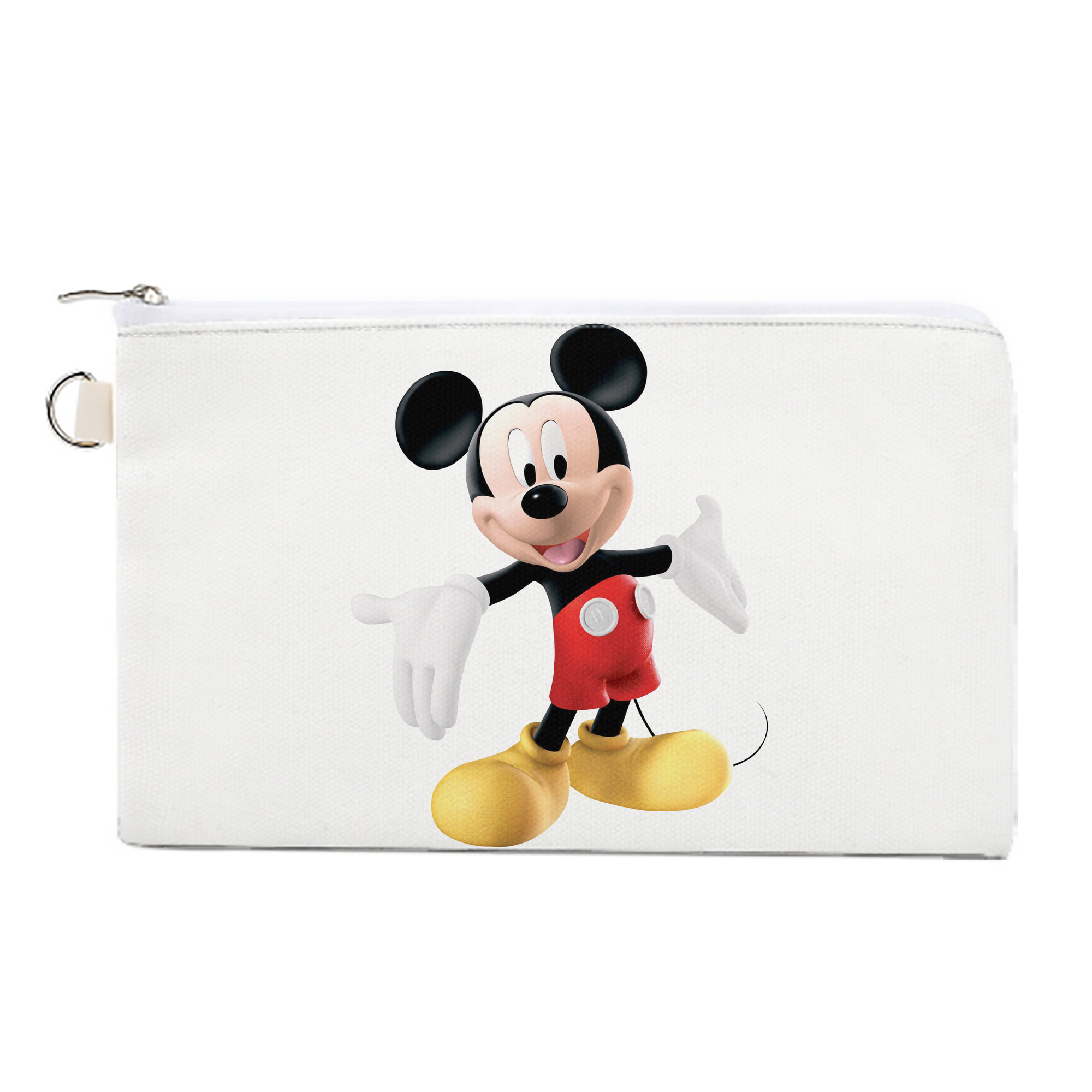 （画像用） ミッキーマウス Mickey Mouse キャンバス生地ポーチ　小物入れ