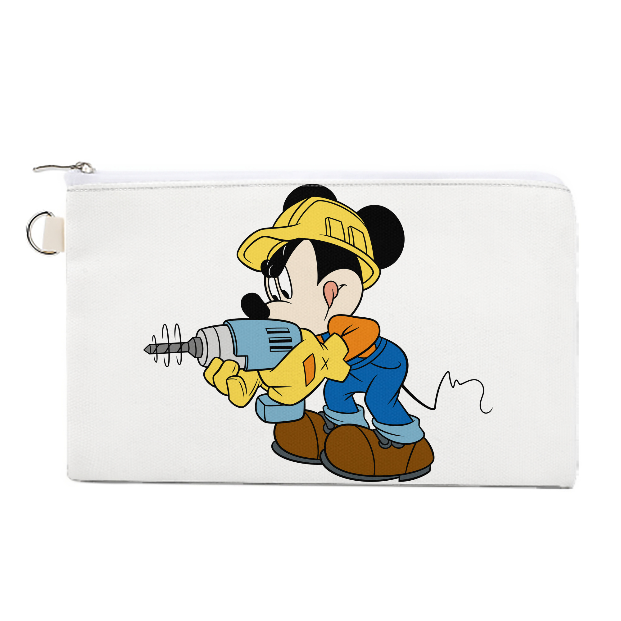 （画像用） ミッキーマウス Mickey Mouse キャンバス生地ポーチ　小物入れ