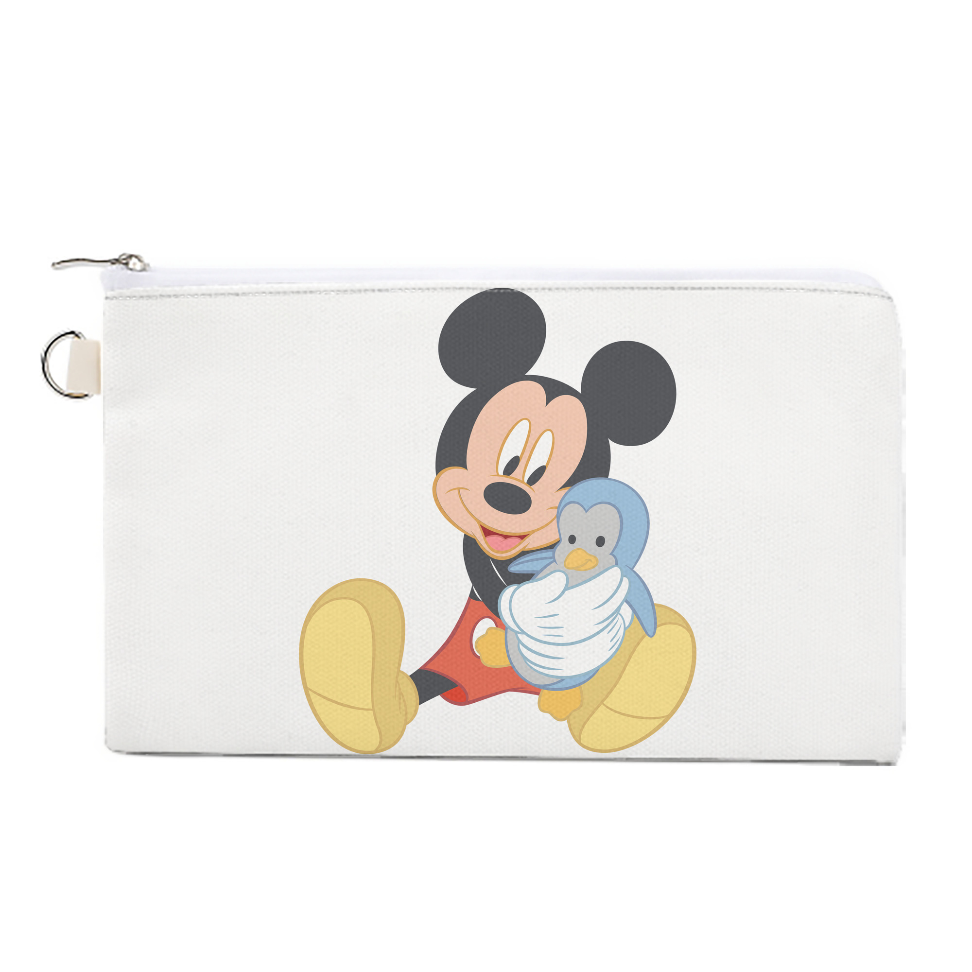 （画像用） ミッキーマウス Mickey Mouse キャンバス生地ポーチ　小物入れ