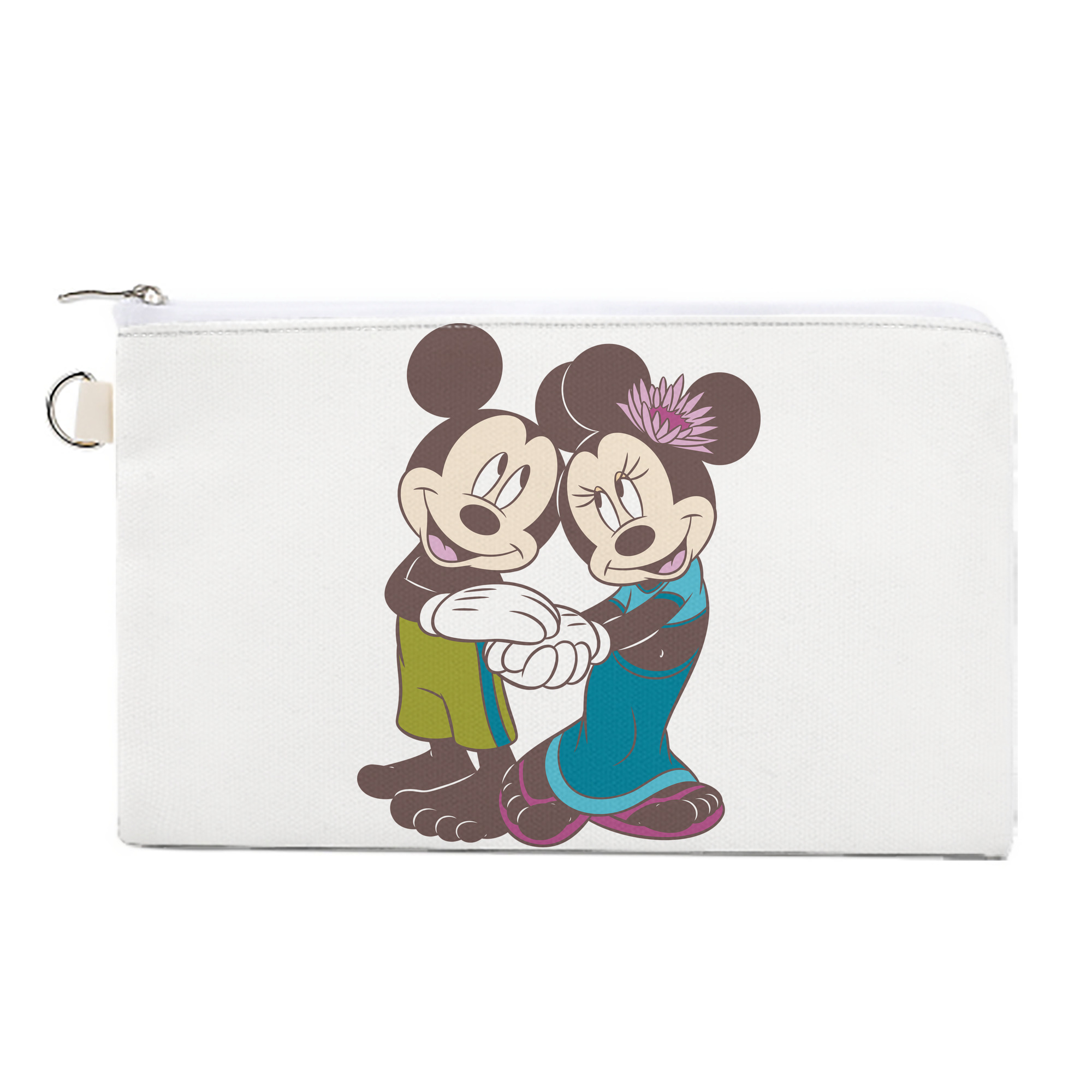 （画像用） ミッキーマウス Mickey Mouse キャンバス生地ポーチ　小物入れ