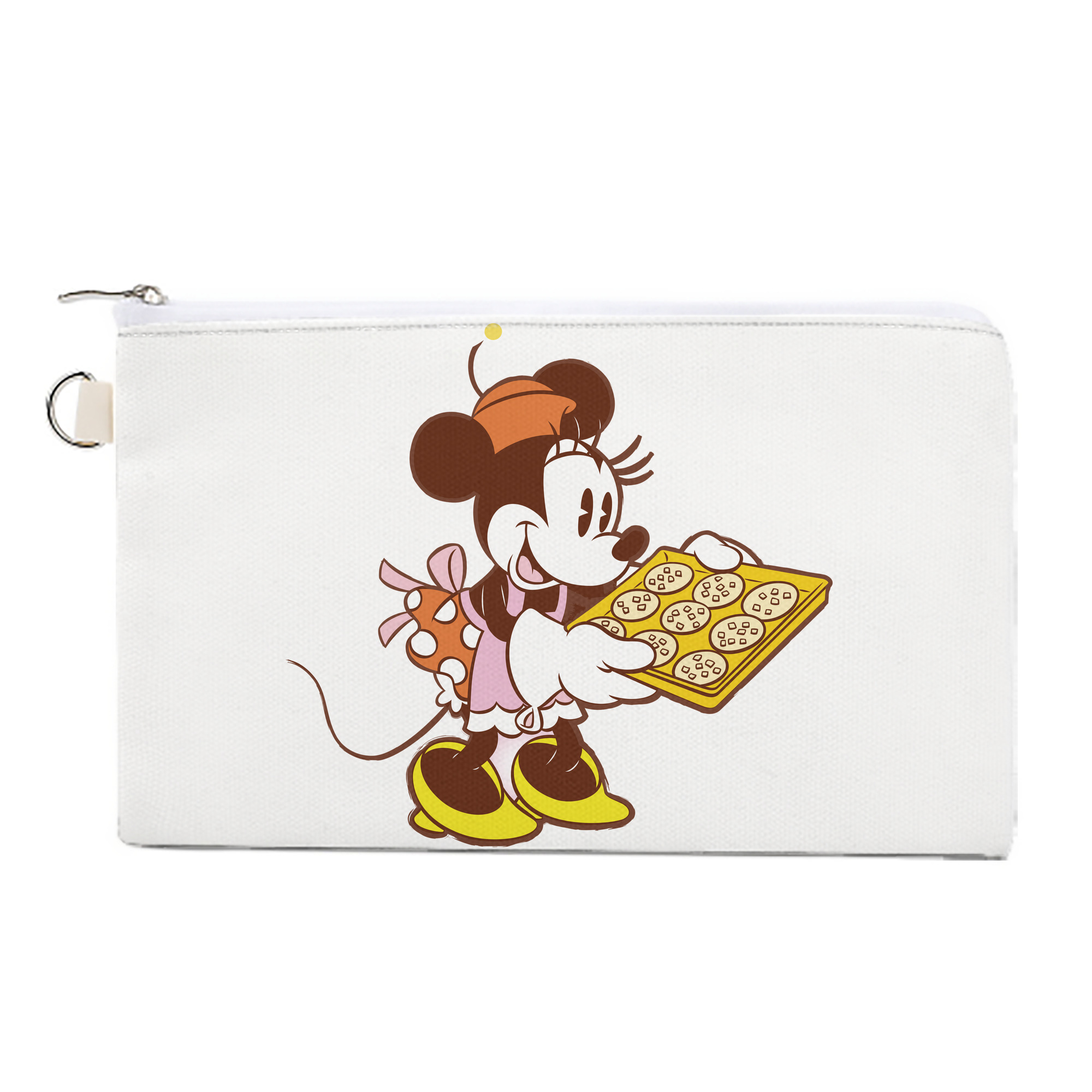 （画像用） ミッキーマウス Mickey Mouse キャンバス生地ポーチ　小物入れ